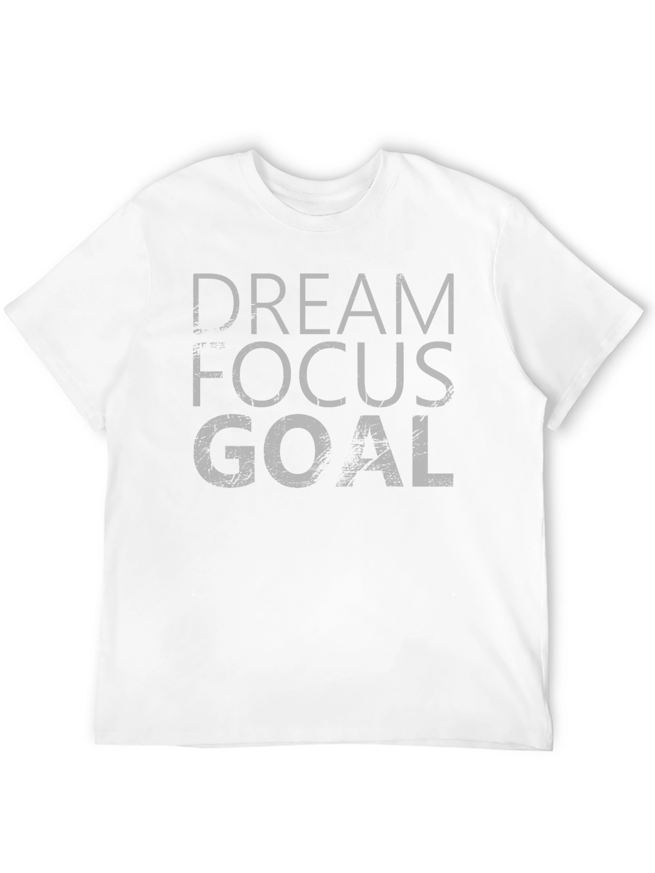 Dream Focus Goal Black Graphic T-Shirt