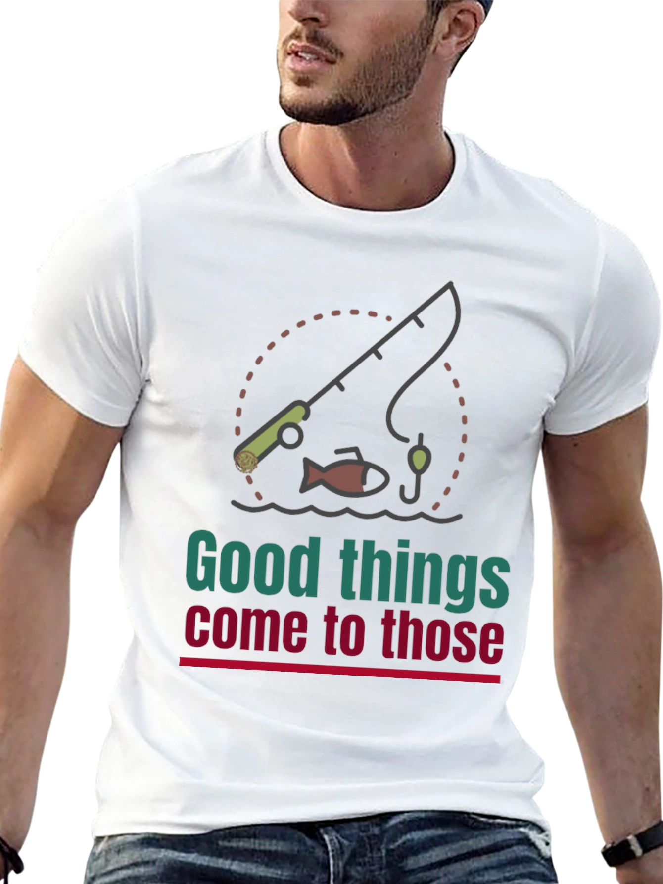 Fishing Graphic Tee - Good Things Come