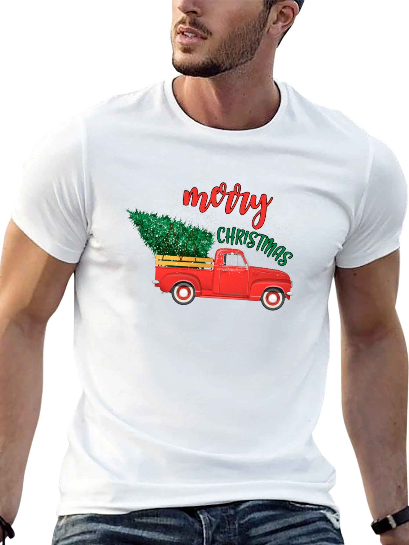 Merry Christmas Truck T-Shirt