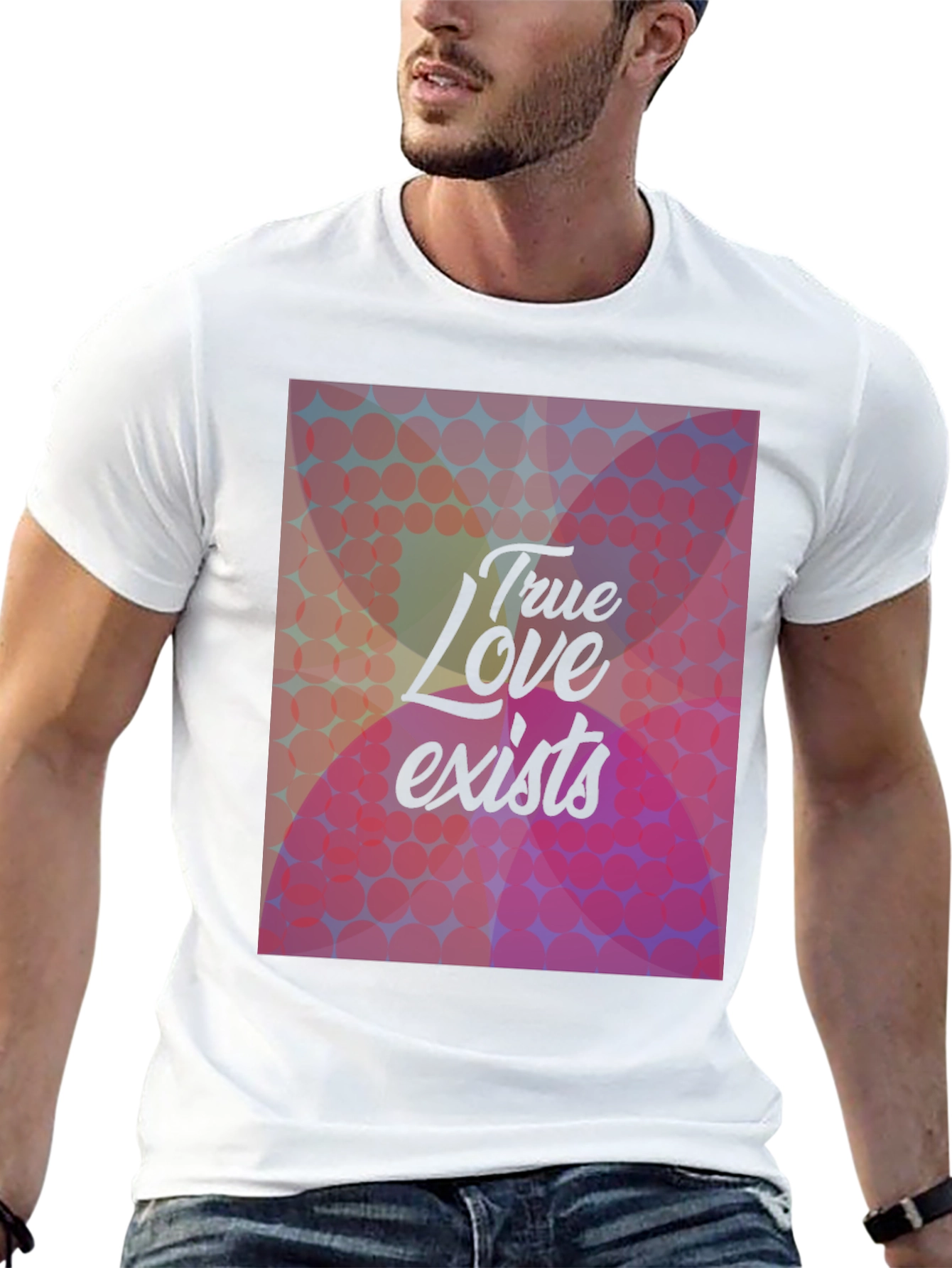 True Love Graphic Tee - Stylish Black T-Shirt