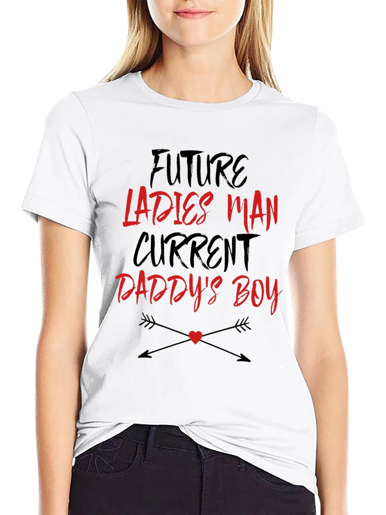 Future Ladies Man Current Daddys Boy T-shirt