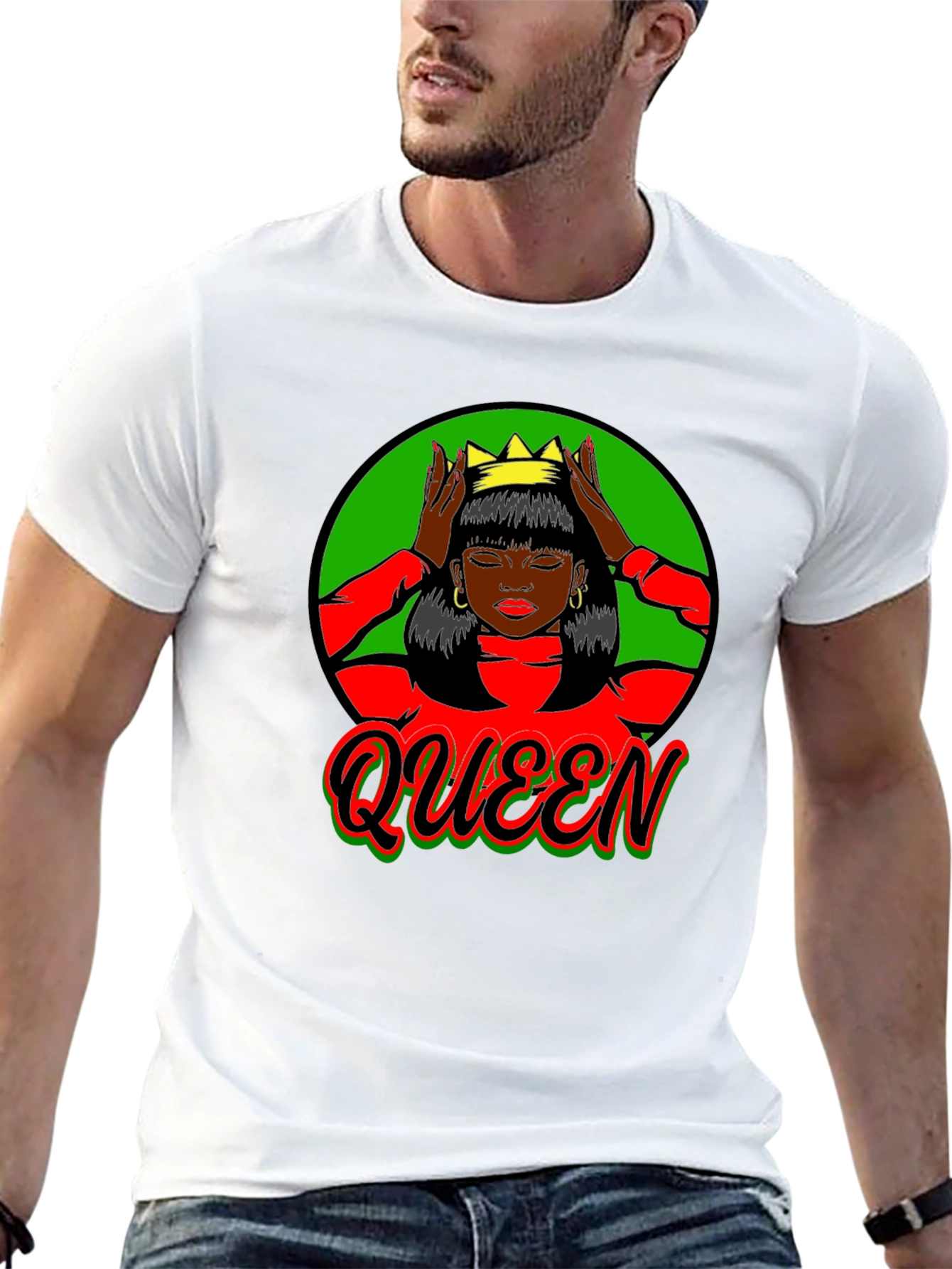 Queen Graphic Tee - Black Pride T-Shirt