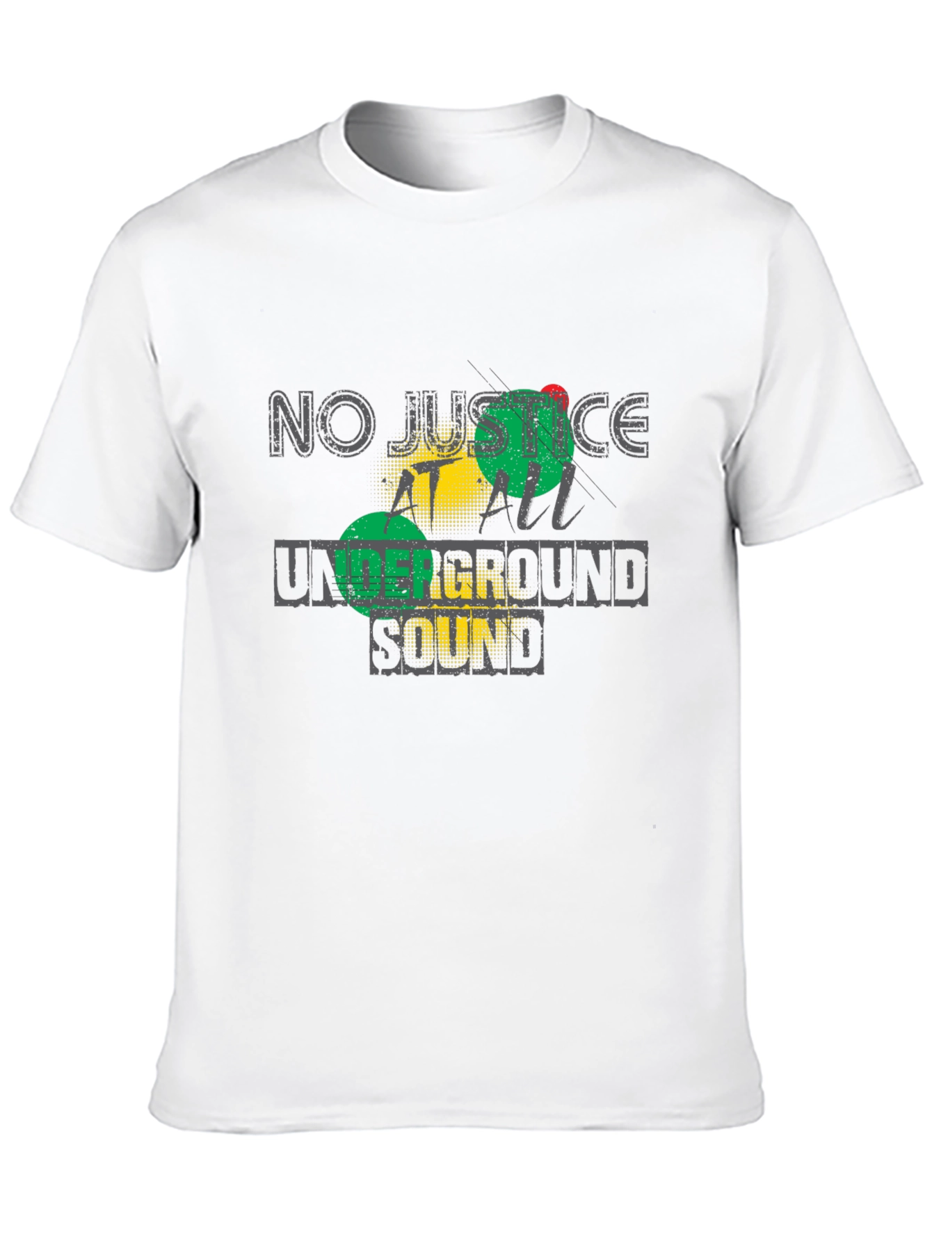 No Justice Underground Sound Graphic Tee