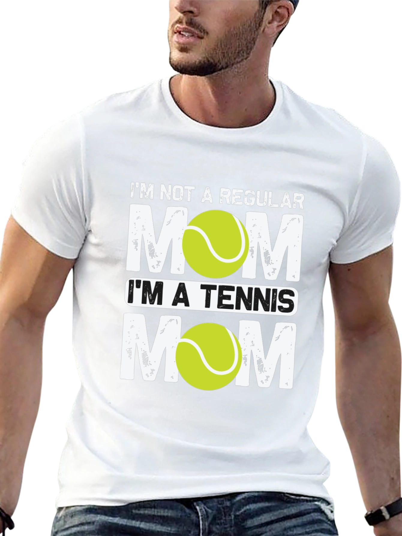Tennis Mom Graphic T-Shirt - Unique Design