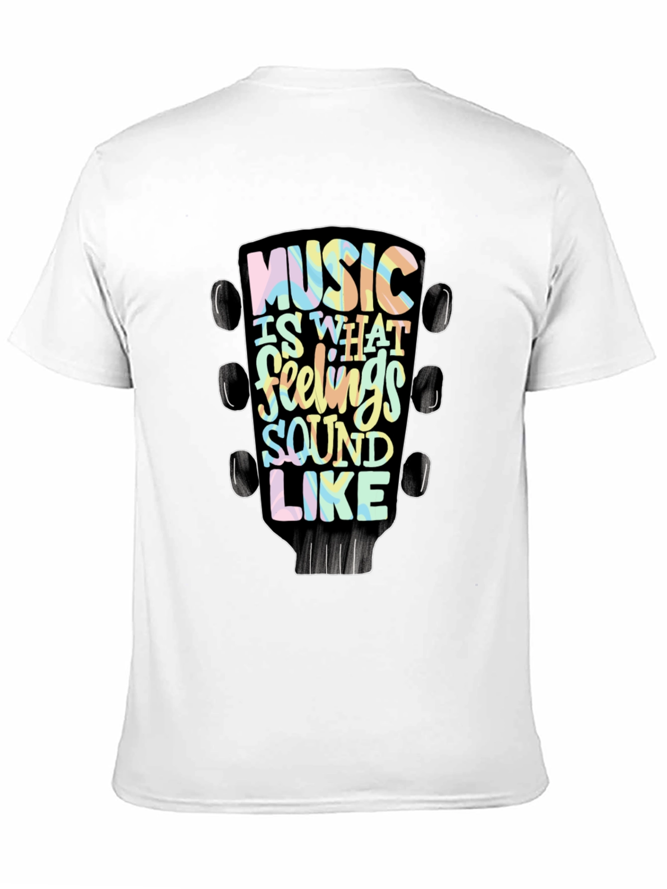 Music is What Feelings Sound Like Graphic T-Shirt
