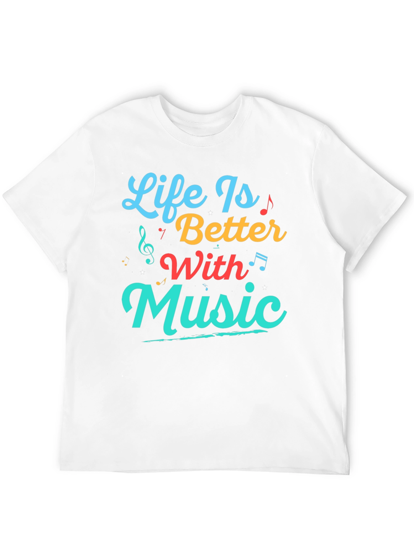 Life Is Better With Music Graphic T-Shirt