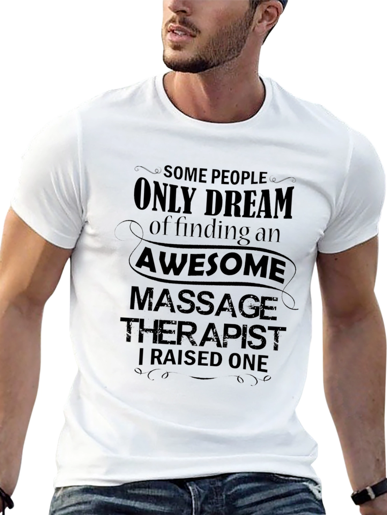 Awesome Massage Therapist T-Shirt - Raised One Proud