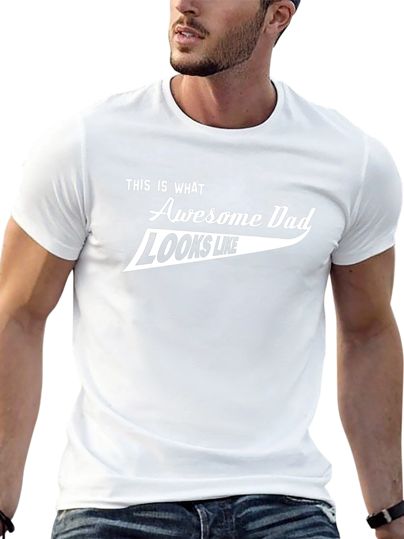 Awesome Dad Graphic T-Shirt