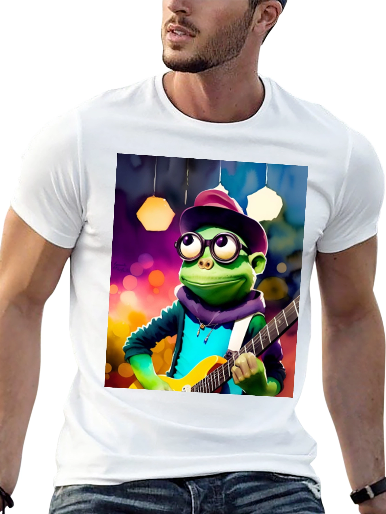 Frog Musician T-Shirt