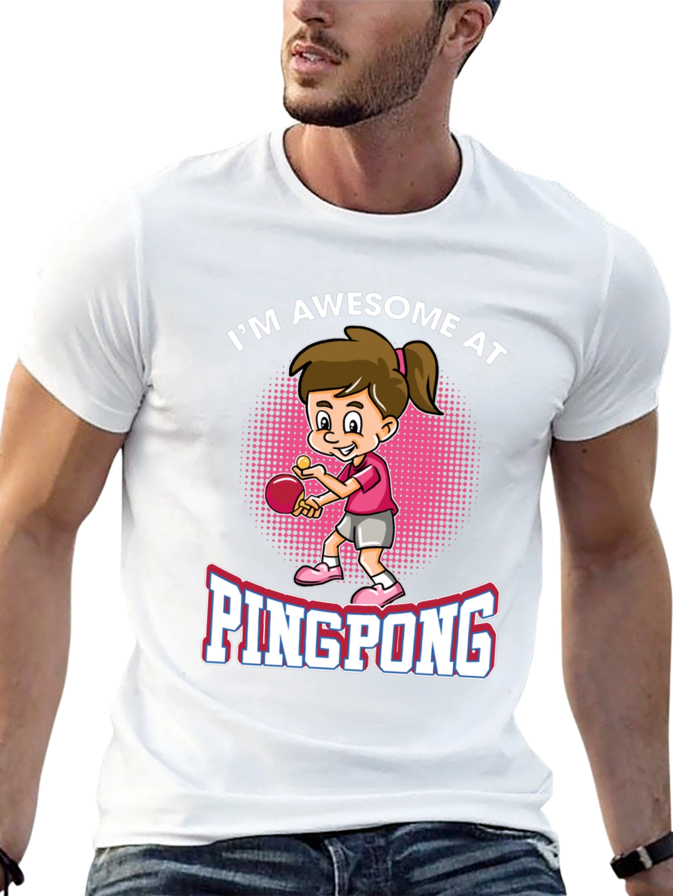 Awesome Ping Pong Girls T-Shirt