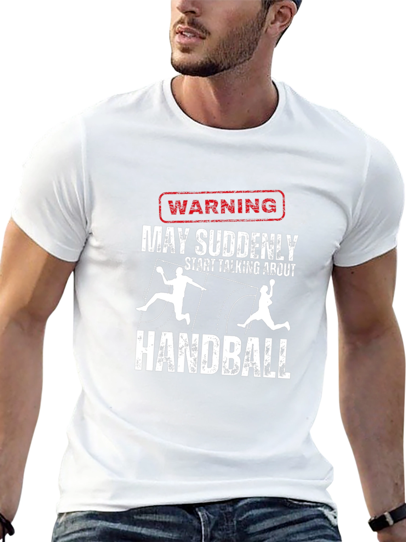 Handball Warning Graphic Tee