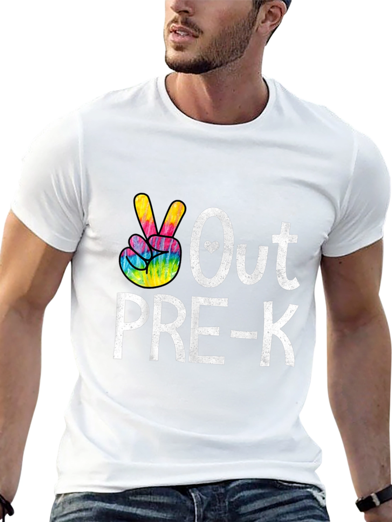 Peace Out Pre-K Graphic Tee - Back to School