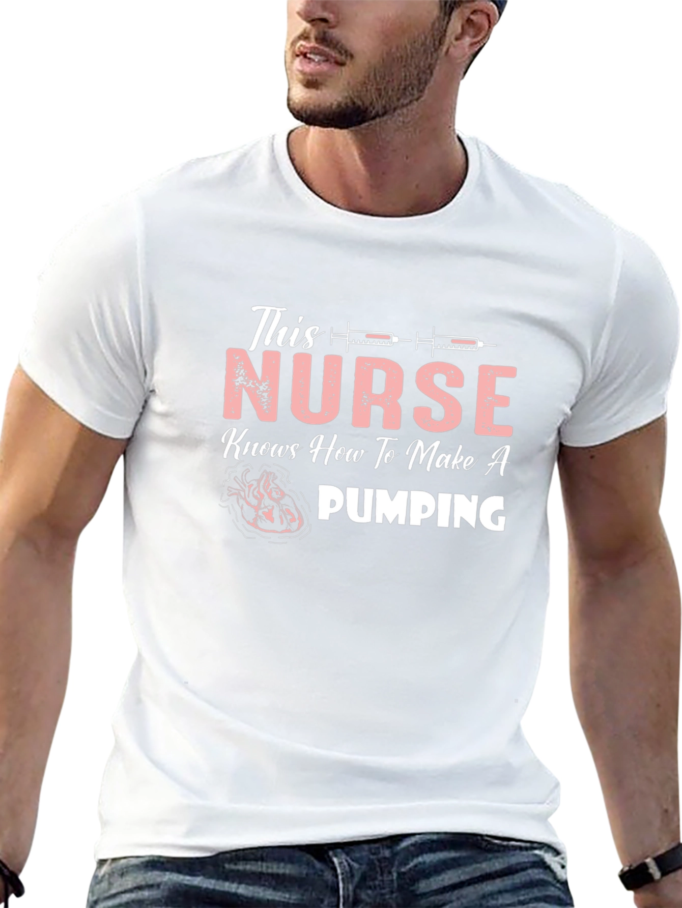 Nurse Pumping T-Shirt - Funny Healthcare Apparel