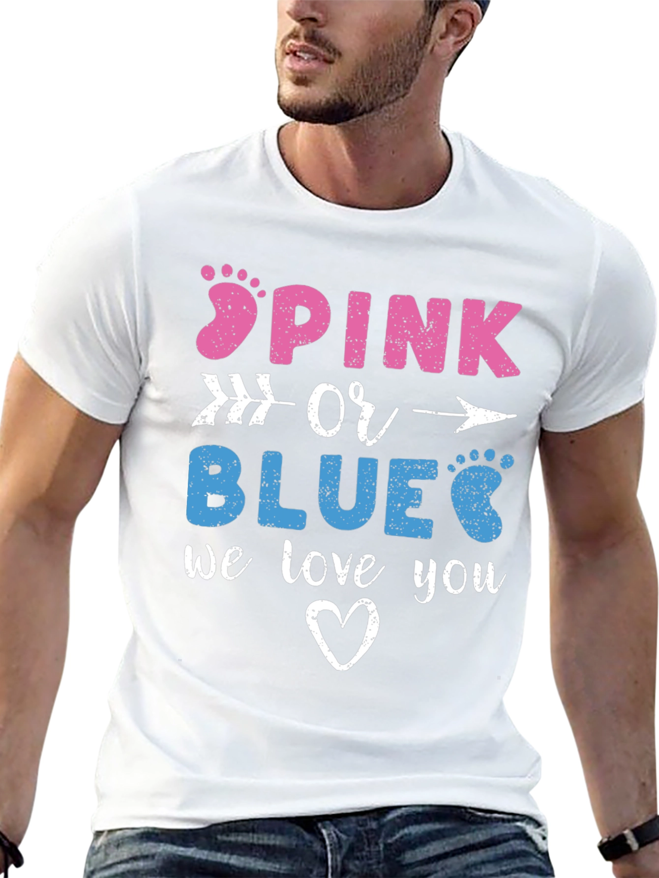 Pink or Blue Gender Reveal T-Shirt