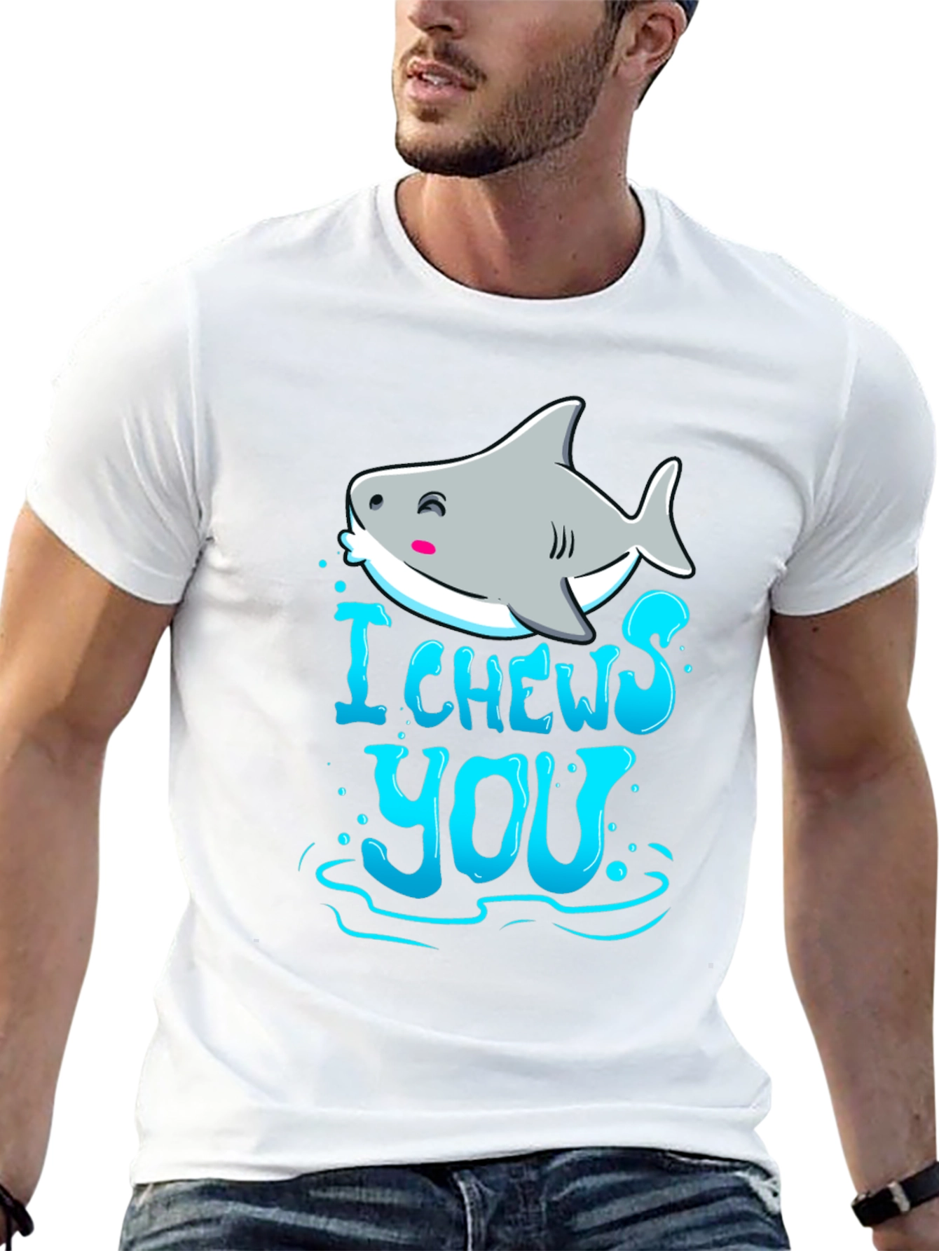 I Chews You Shark Graphic Tee