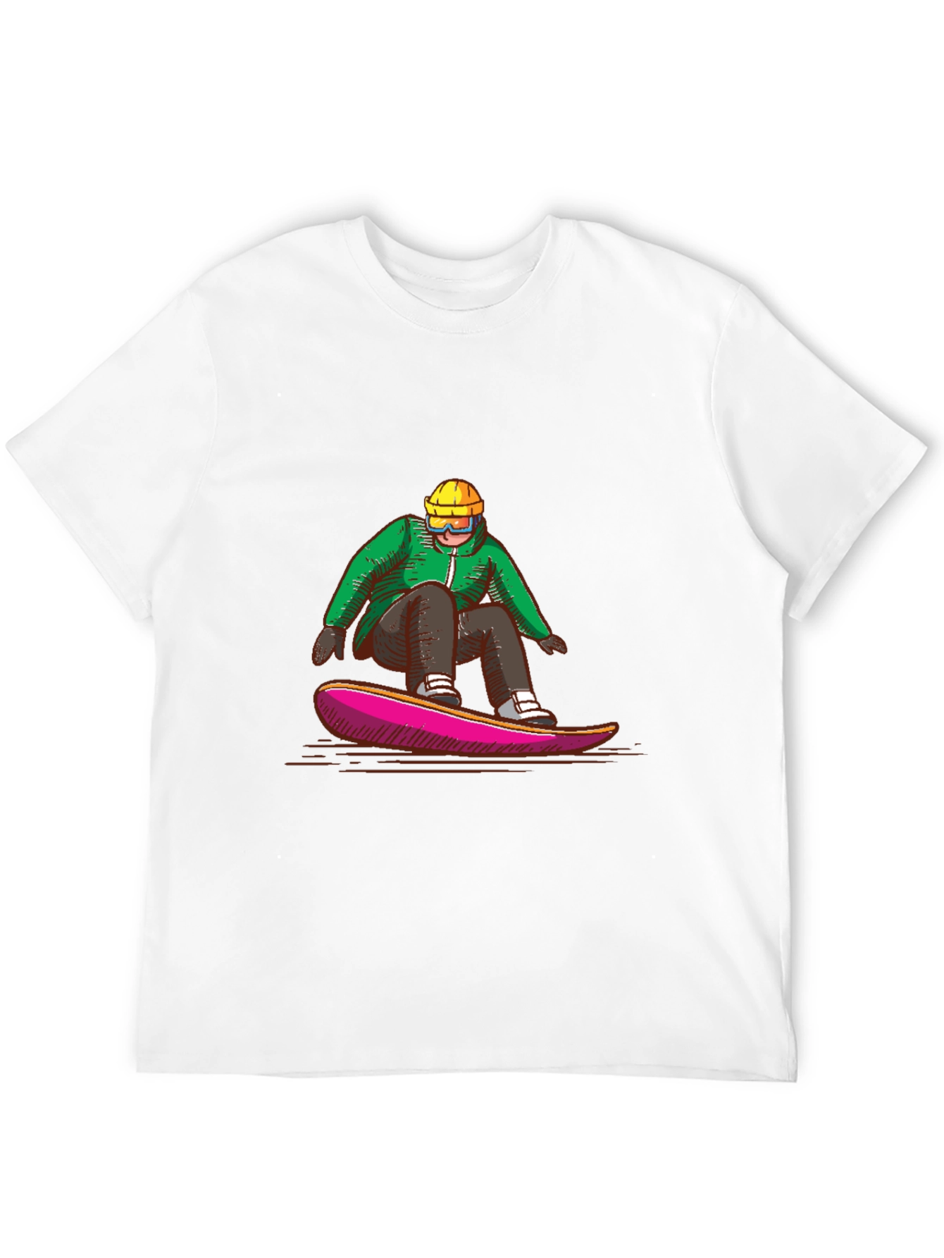 Snowboarder Graphic T-Shirt - Cool Design