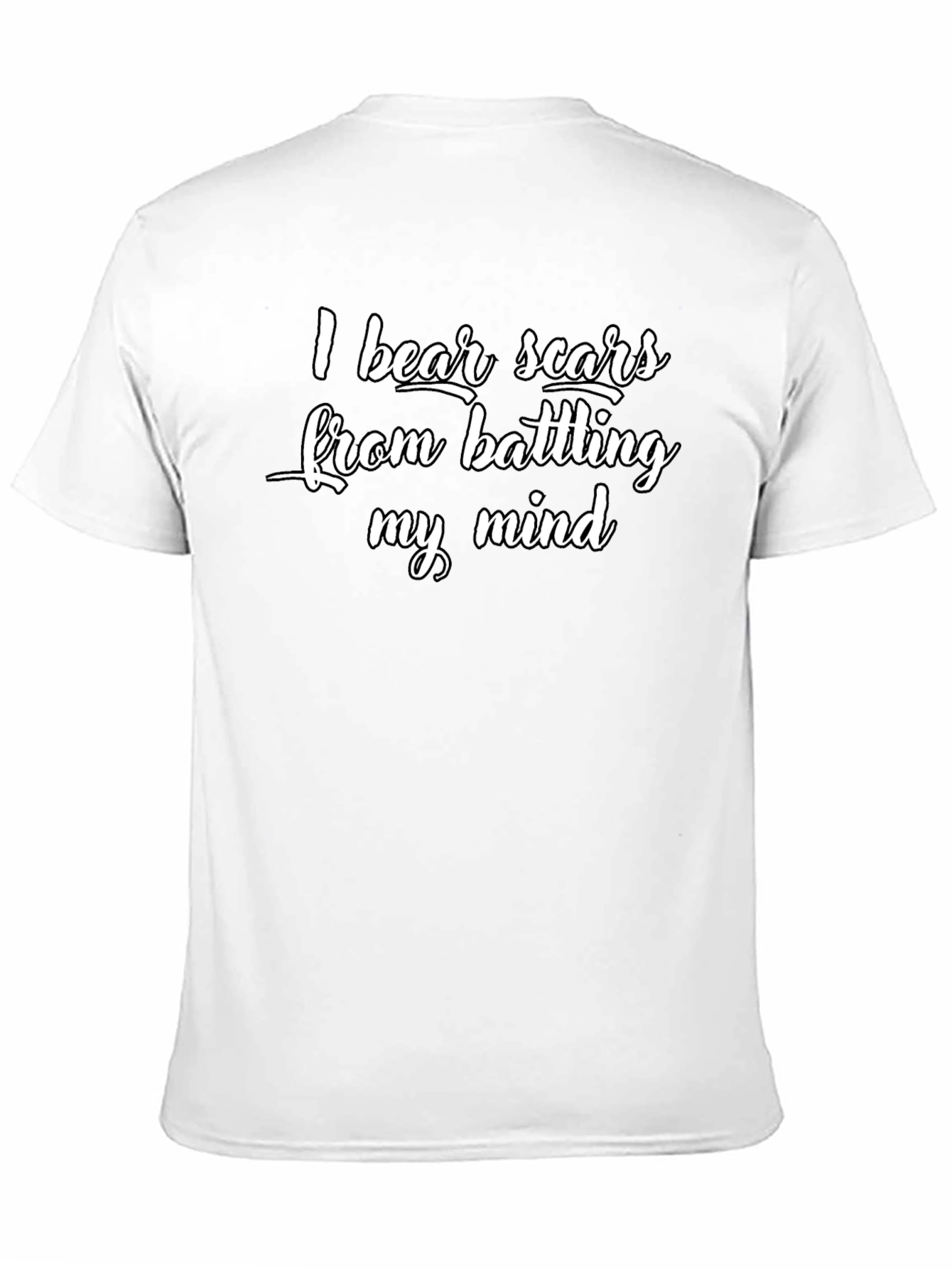 I Bear Scars Black Graphic Tee