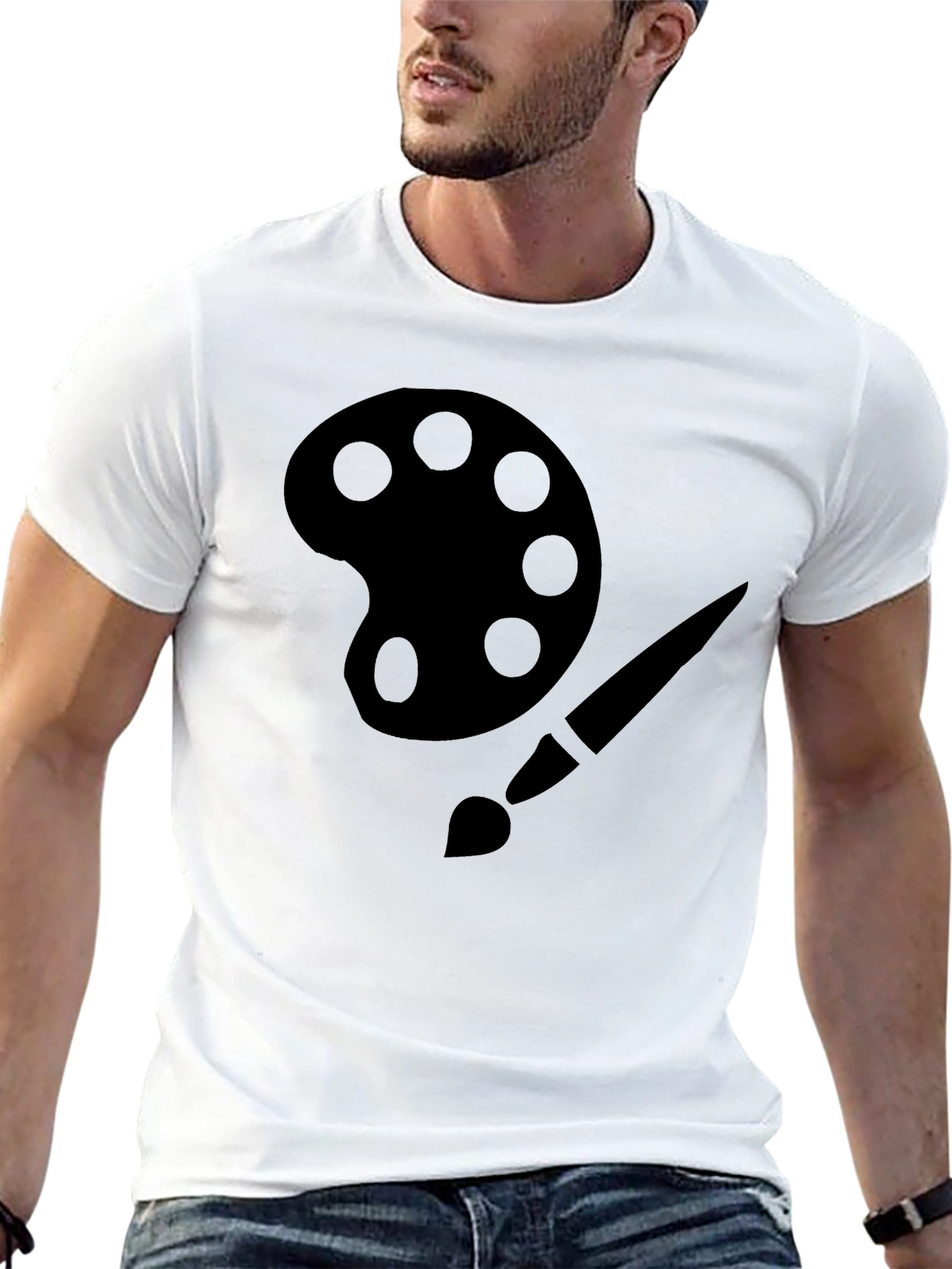 Artist Palette T-Shirt - Creative Design