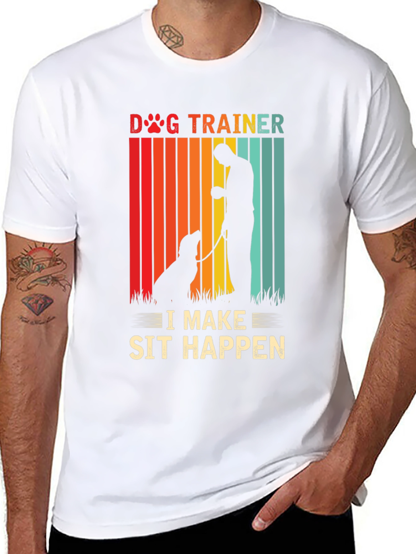 Dog Trainer T-Shirt - I Make Sit Happen