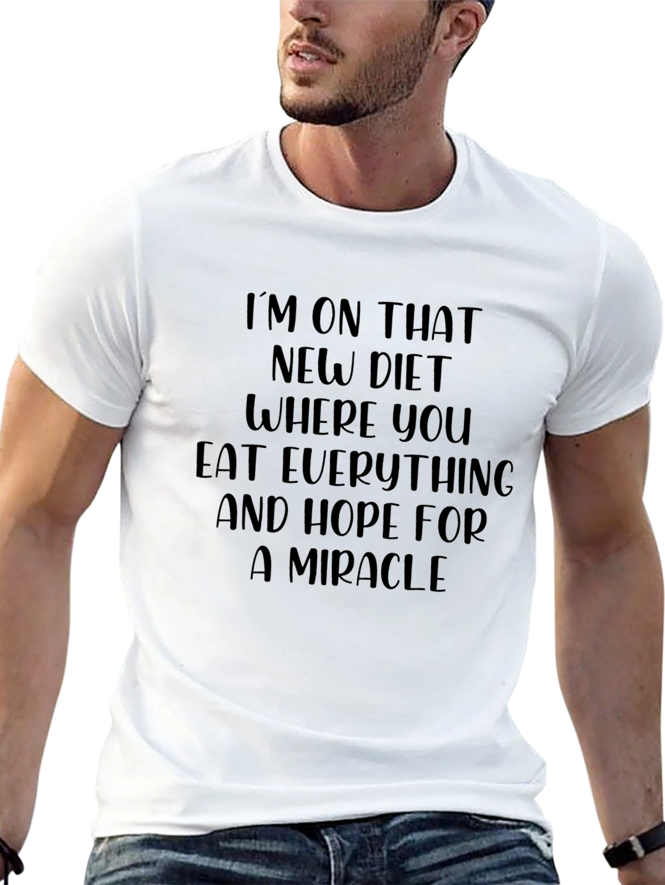 Funny Diet T-Shirt: Im on That New Diet
