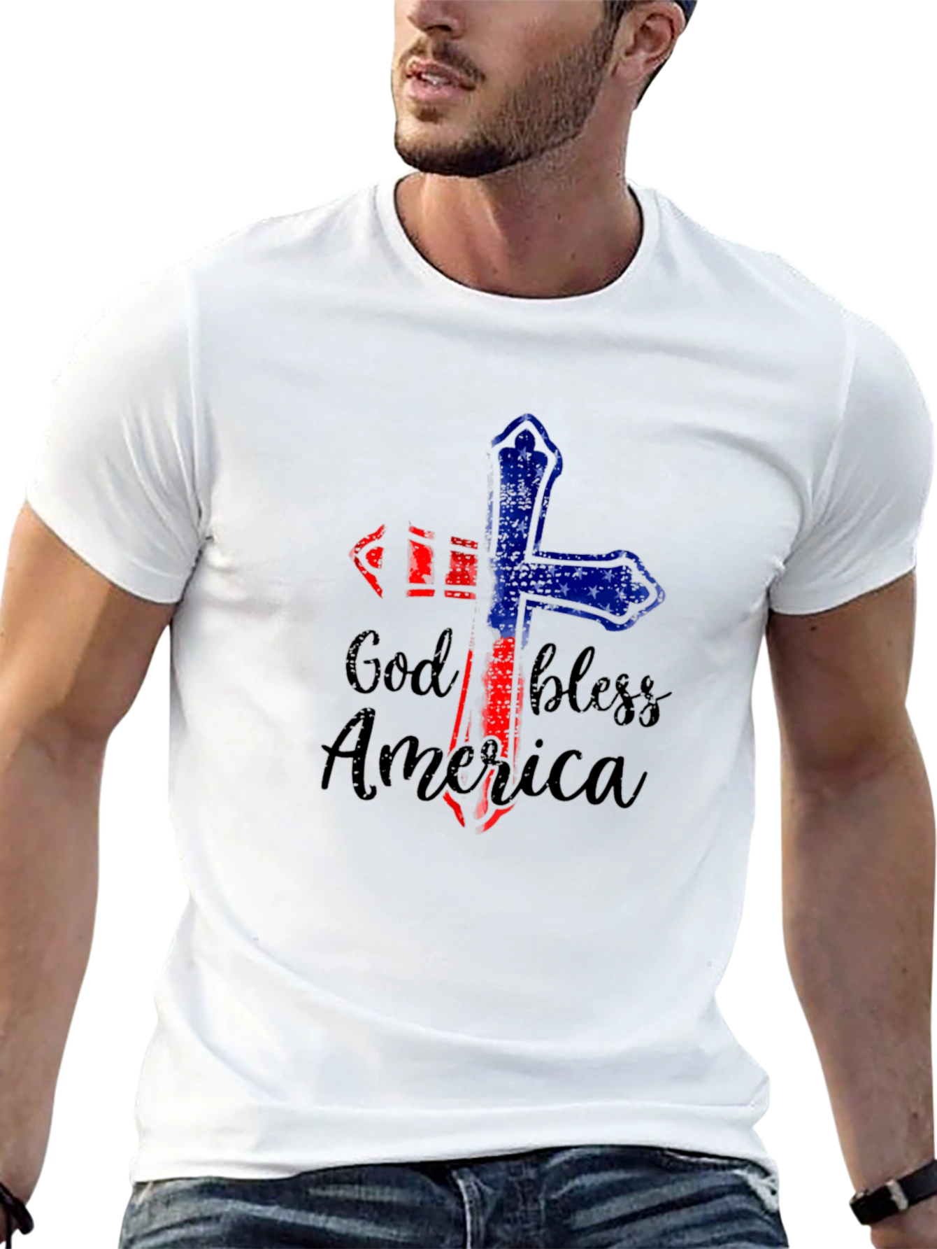 God Bless America Patriotic T-Shirt