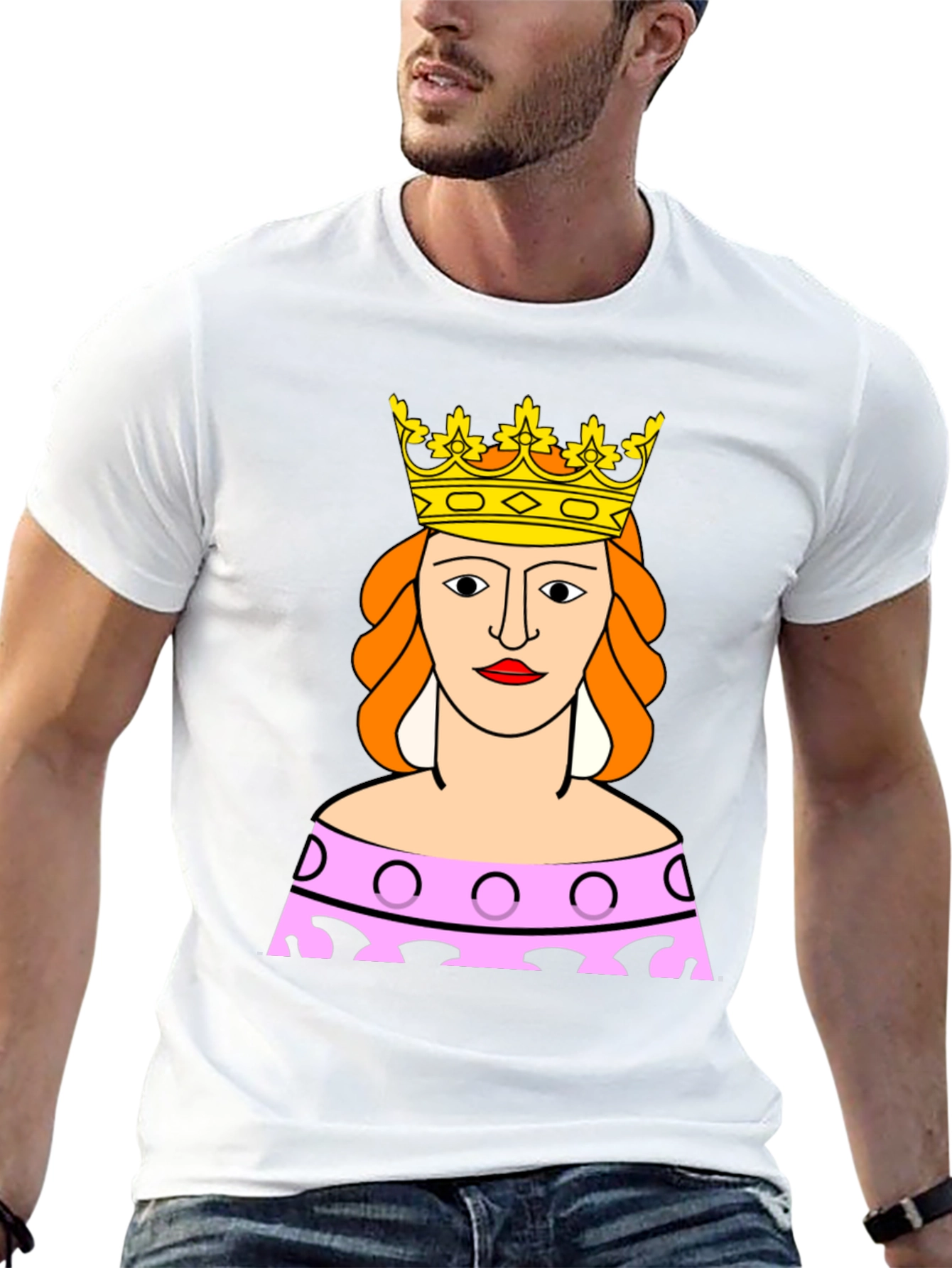 Queen Graphic Tee - Black Casual Shirt