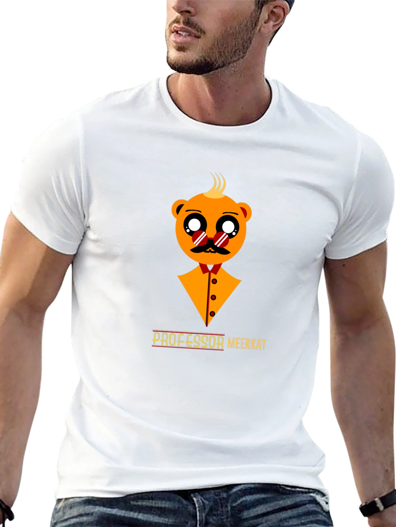 Professor Meerkat Graphic T-Shirt