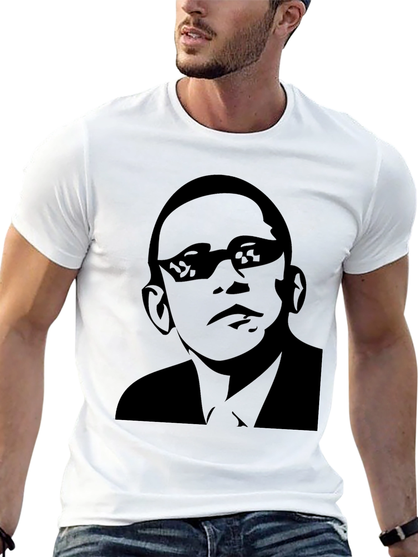 Silhouette Graphic Tee - Mens Black T-Shirt