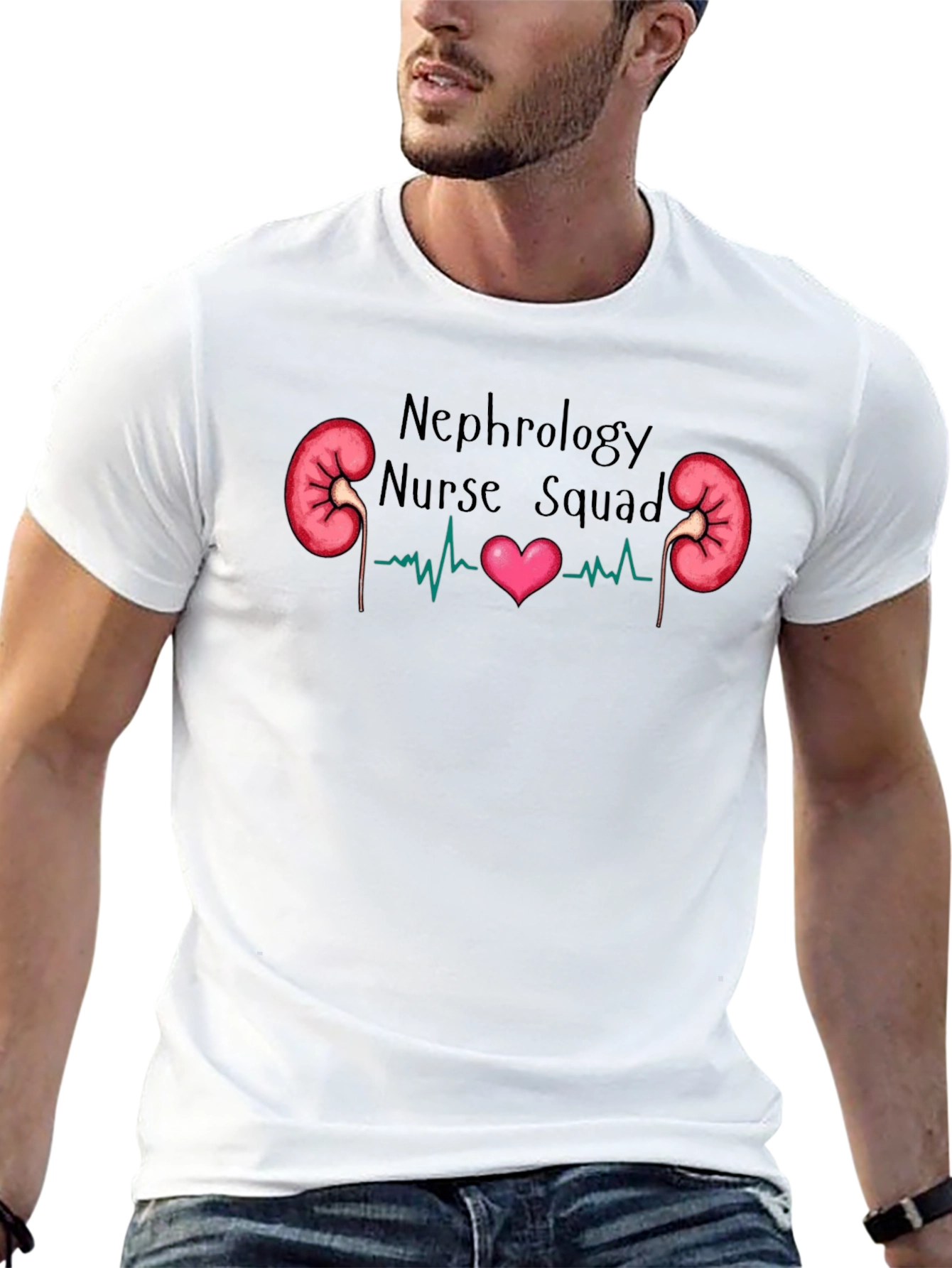 Nephrology Nurse Squad Black Graphic Tee