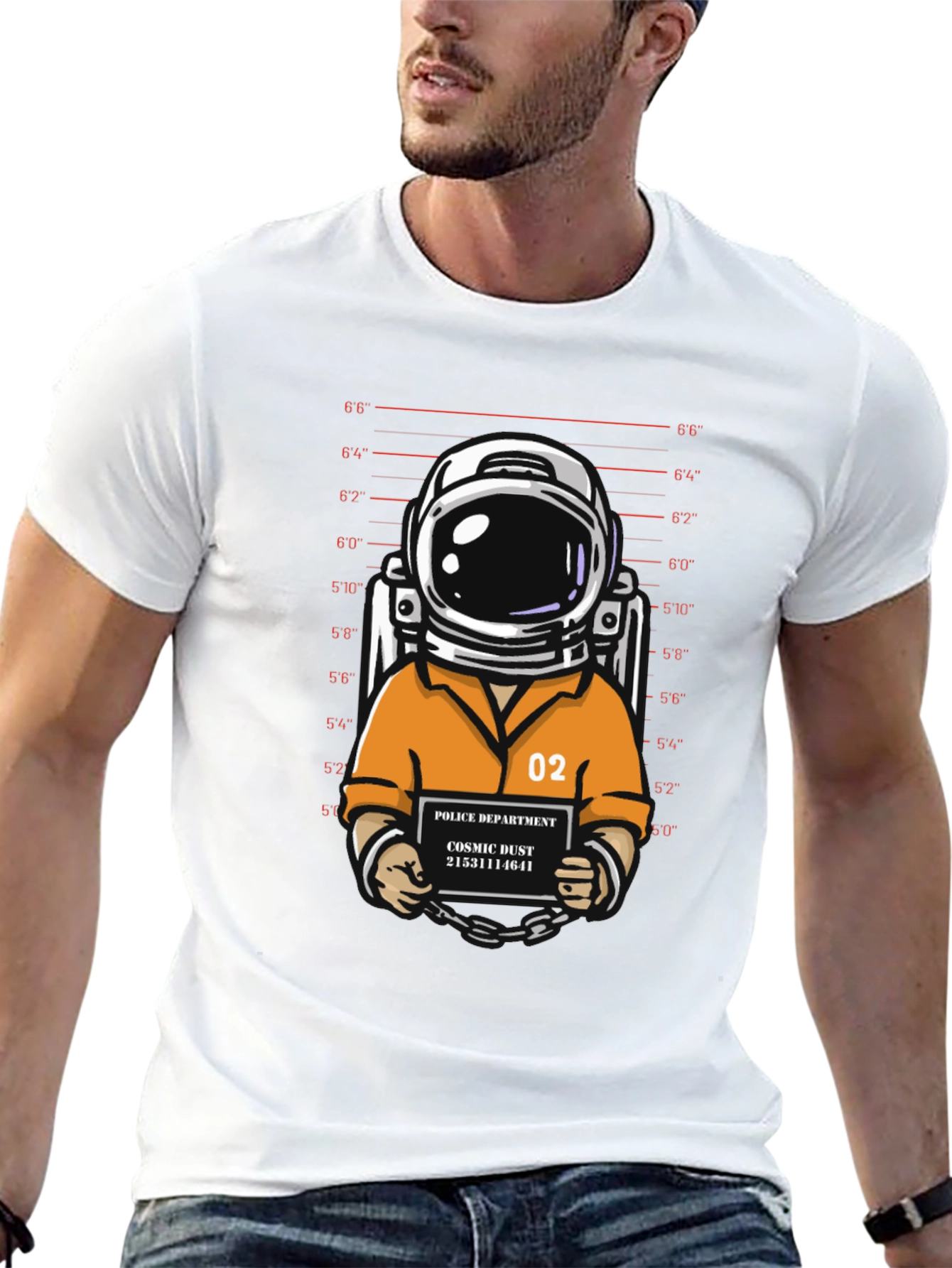 Cosmic Dust Inmate Graphic T-Shirt