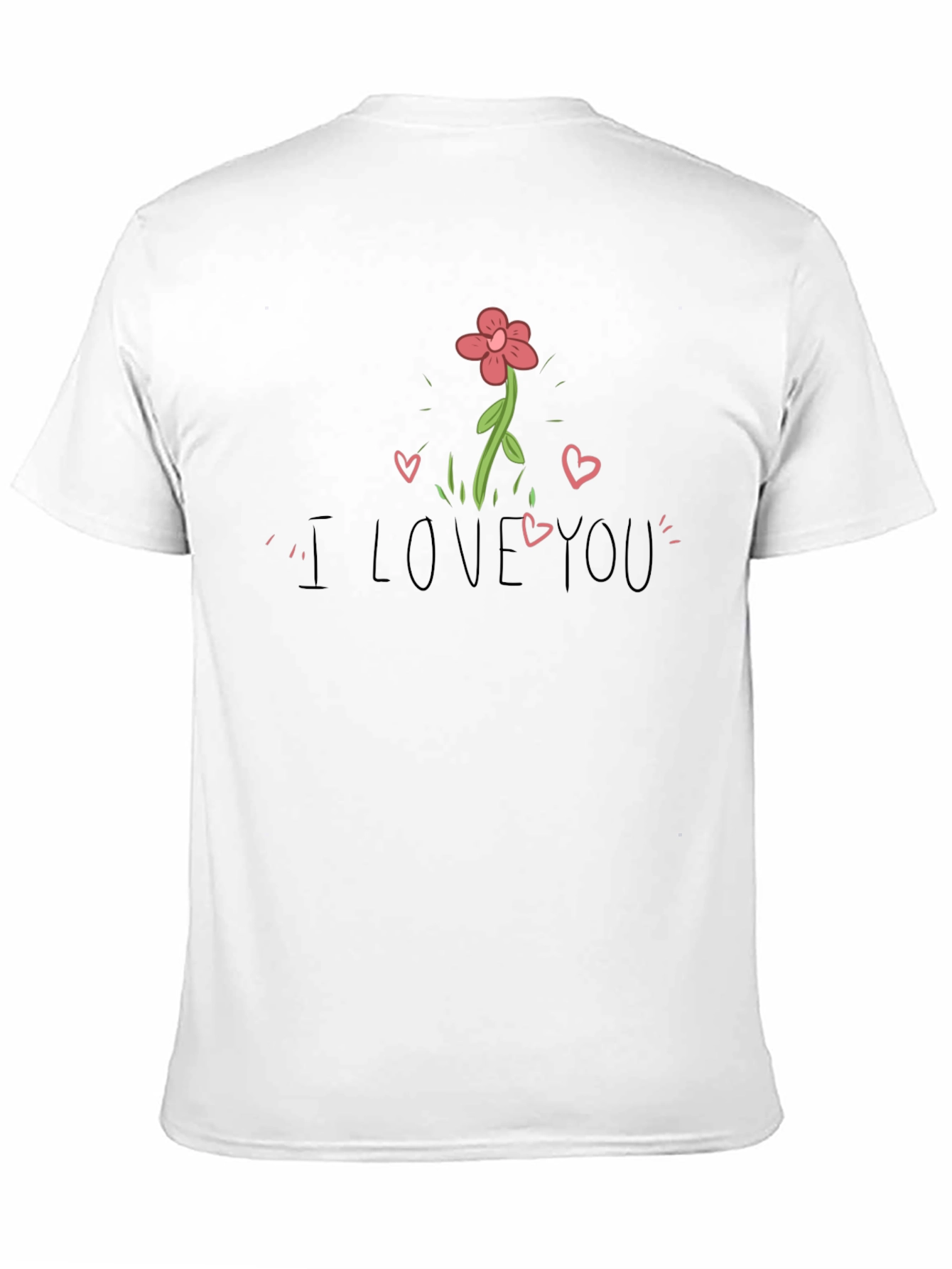 I Love You Graphic Tee - Trendy Unisex Fit