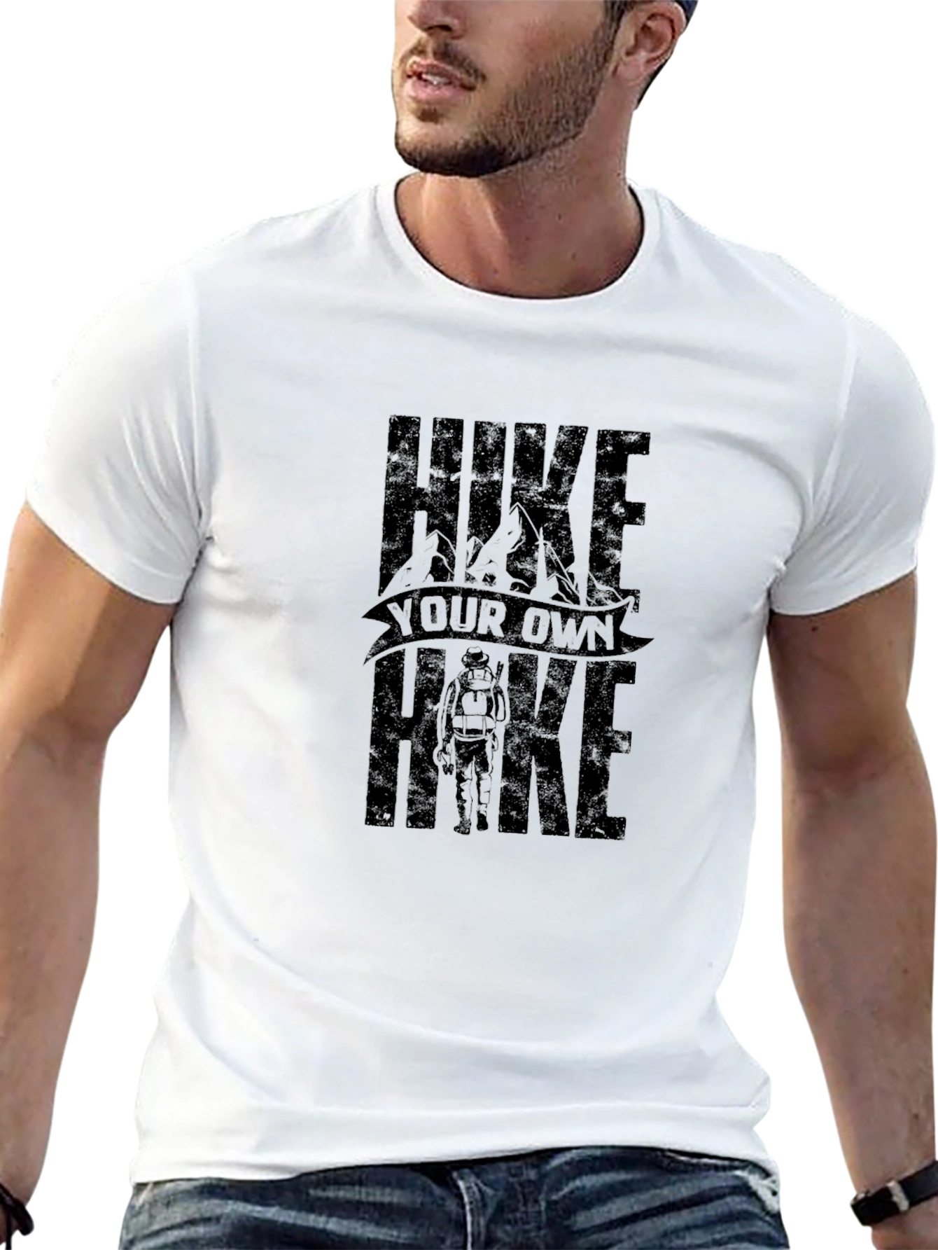 Hike Your Own Hike Black Graphic Tee