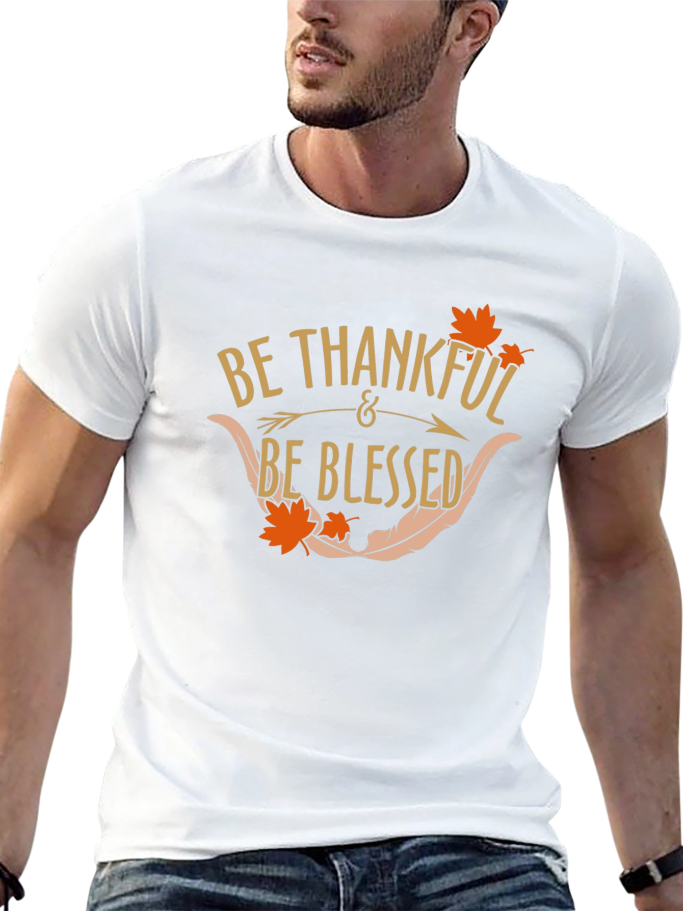 Be Thankful & Blessed Graphic Tee