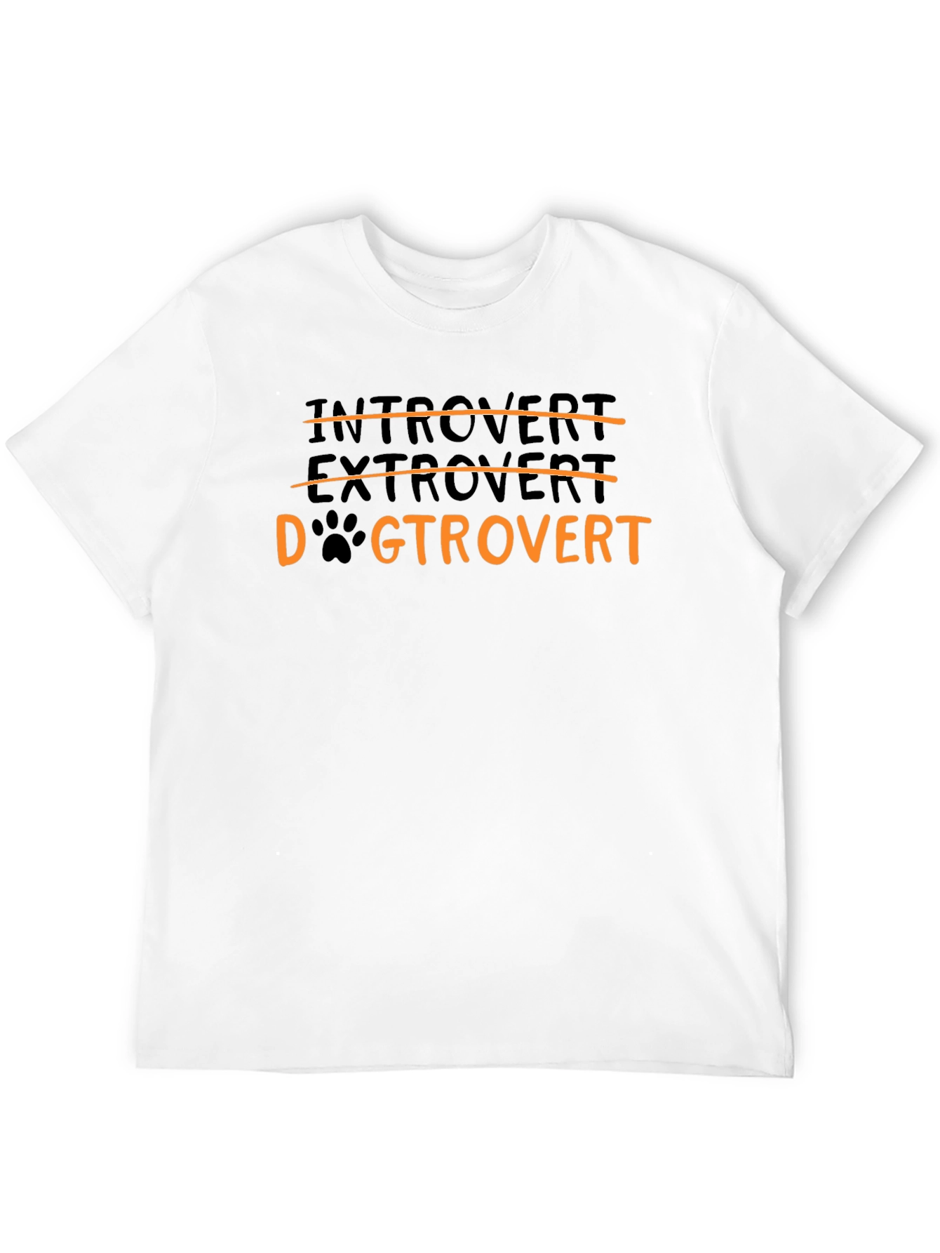 Dogtrovert T-Shirt - Introvert Extrovert Funny Pet Lover Tee