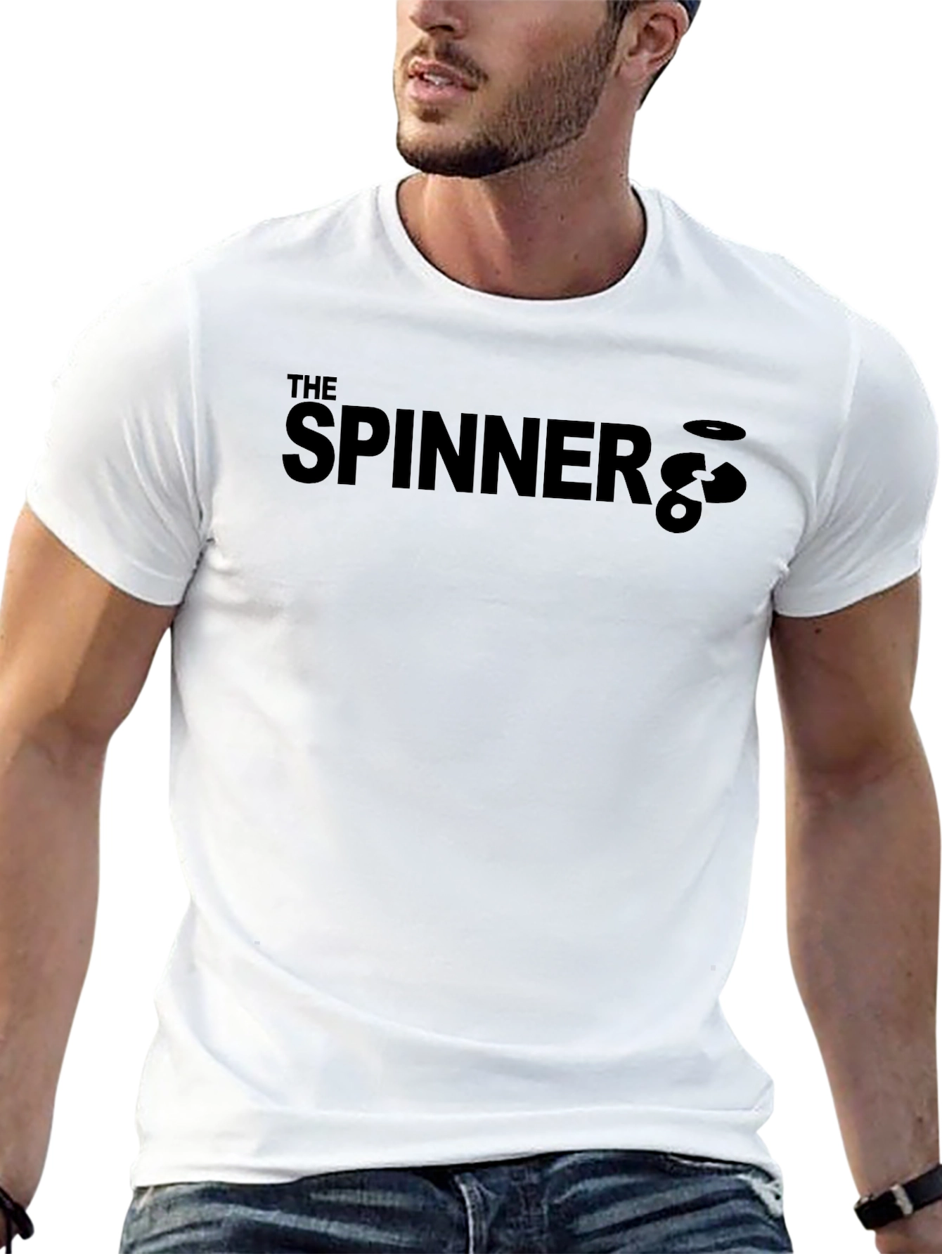 The Spinner T-Shirt - Classic Black Graphic Tee