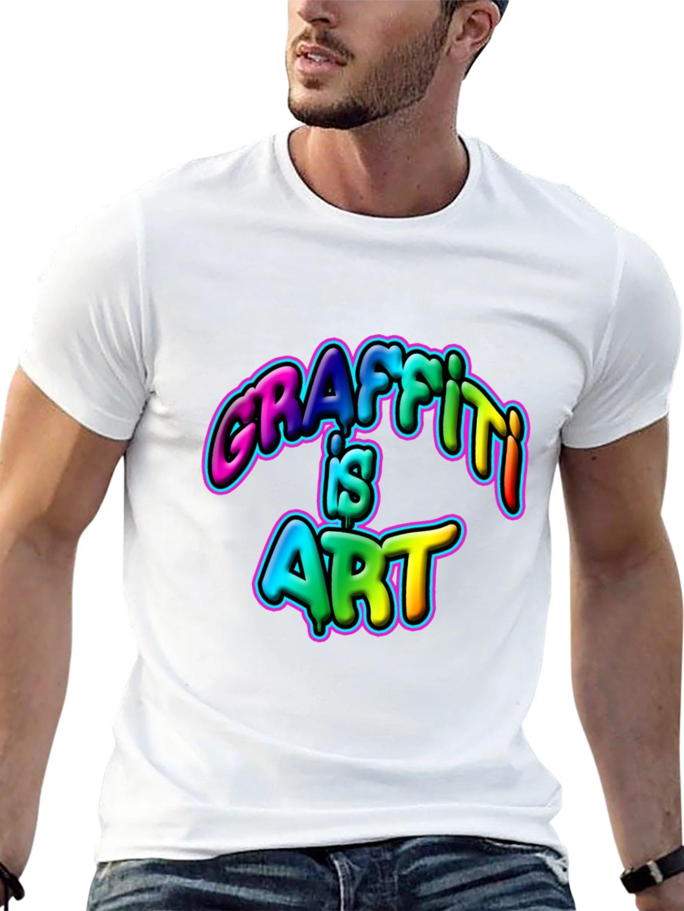 Graffiti is Art Graphic T-Shirt - Bold Statement Tee