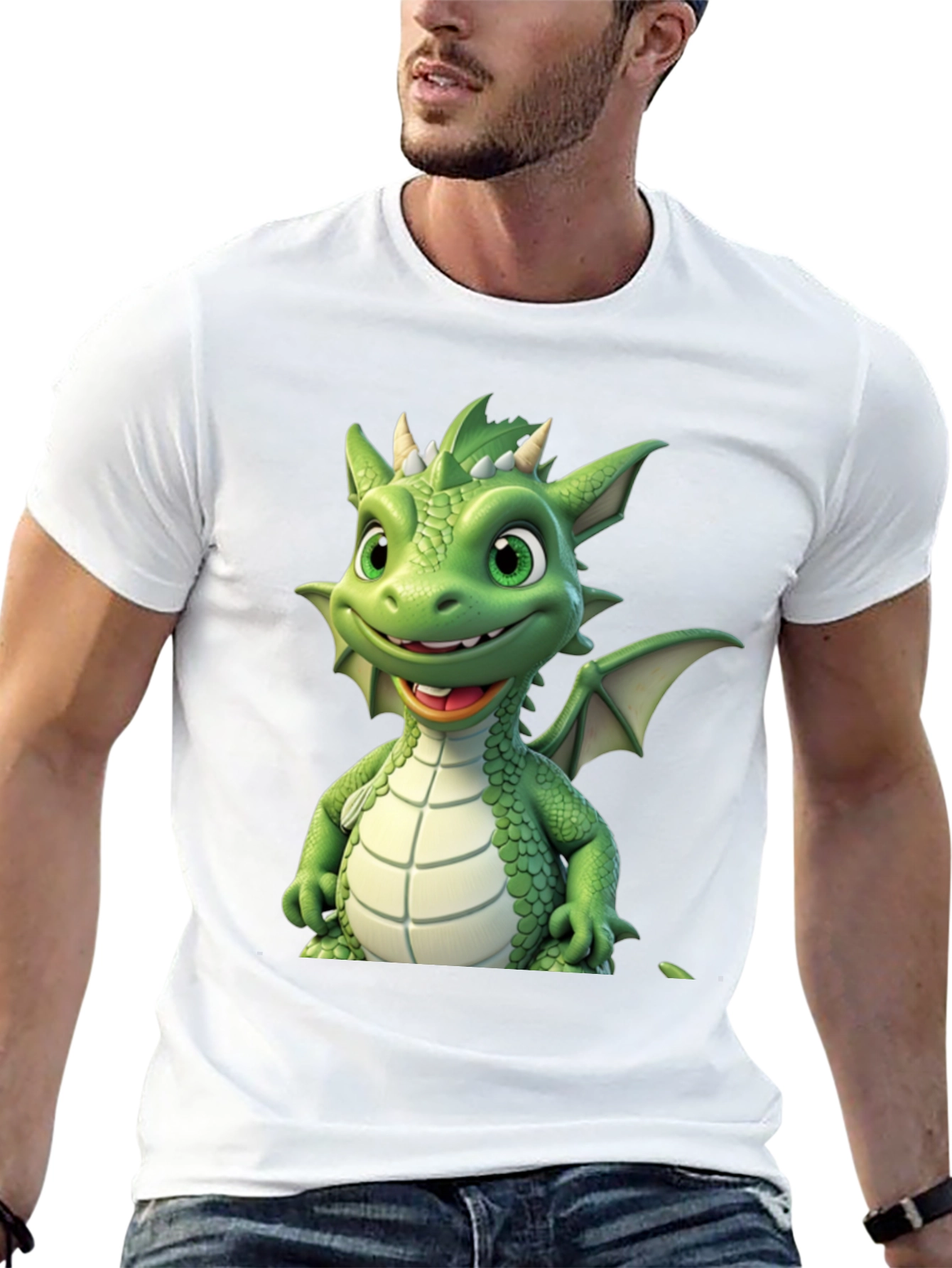 Cute Green Dragon T-Shirt
