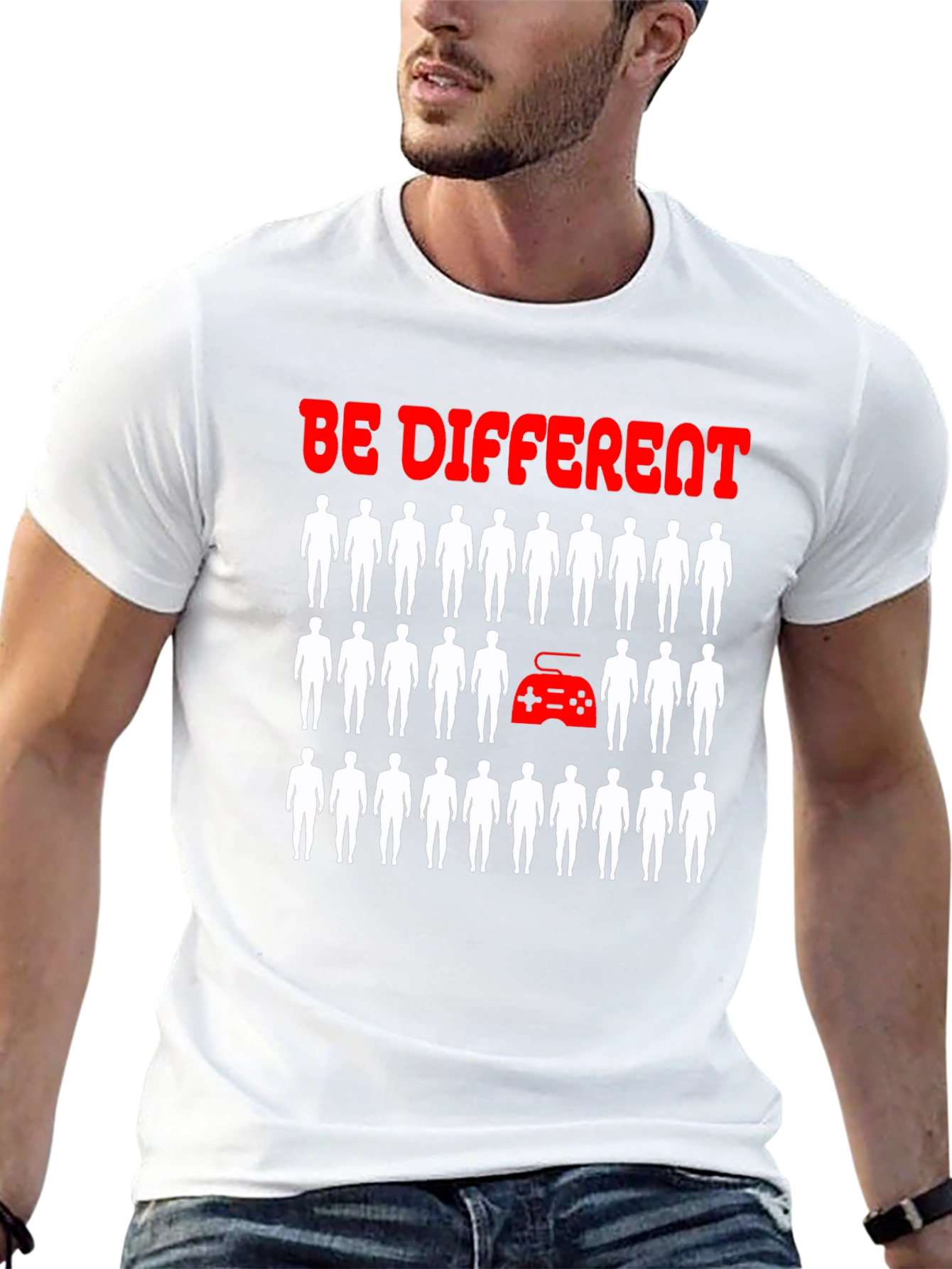 Be Different Gaming T-Shirt - Novelty Gamer Tee