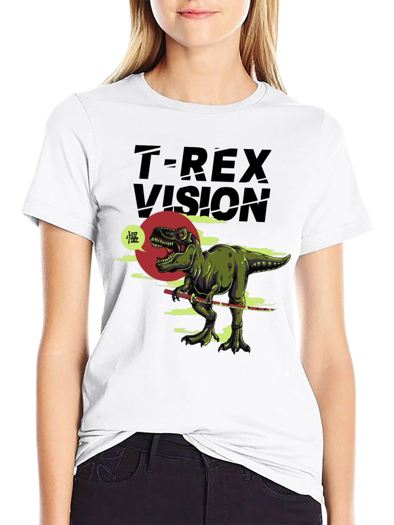 T-Rex Vision Black T-Shirt