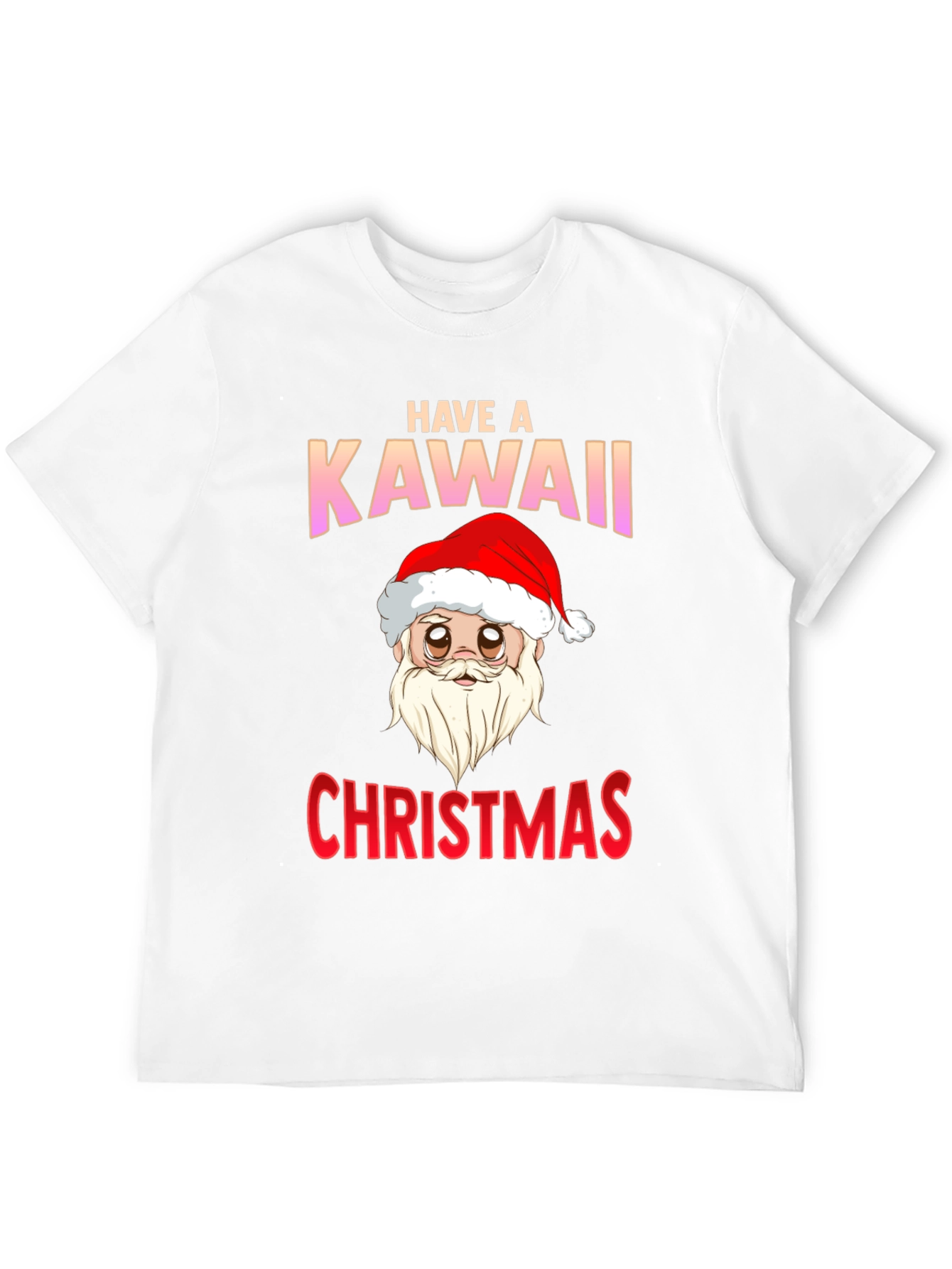 Have a Kawaii Christmas T-Shirt - Santa Graphic Tee