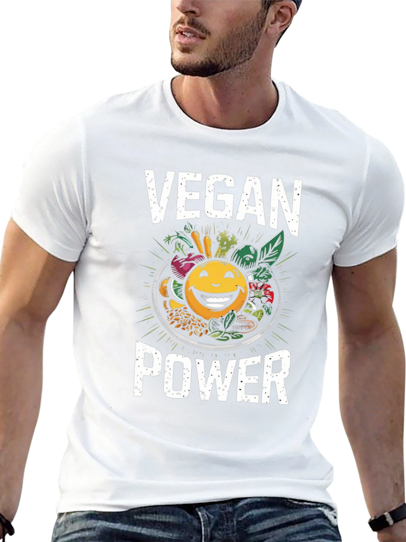 Vegan Power T-Shirt: Healthy & Fun!
