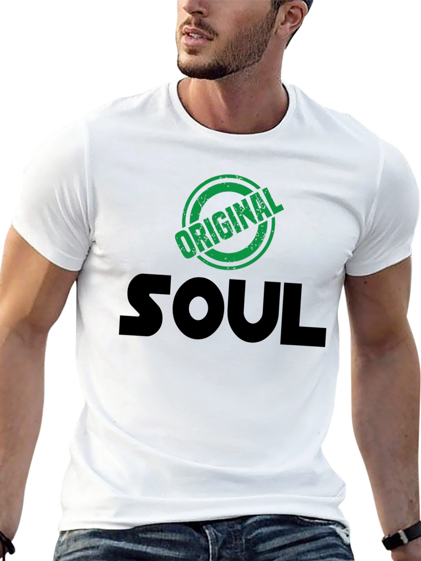 Original Soul Graphic T-Shirt - Black