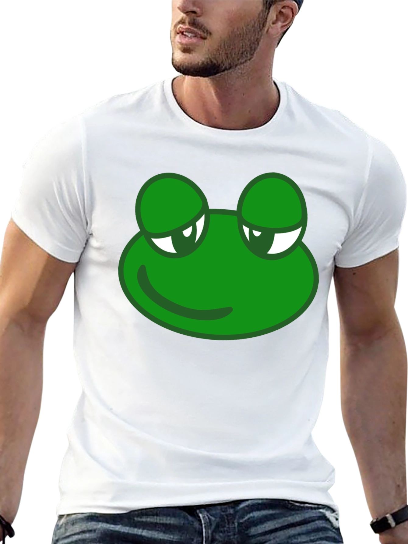 Cool Frog Graphic T-Shirt - Black