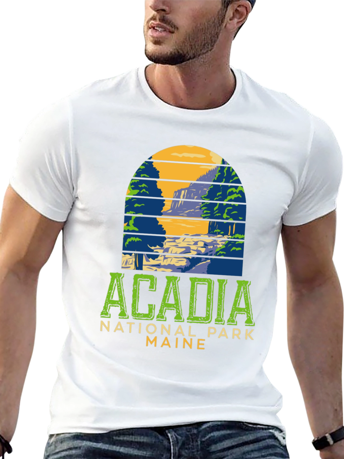 Acadia National Park Maine Graphic Tee