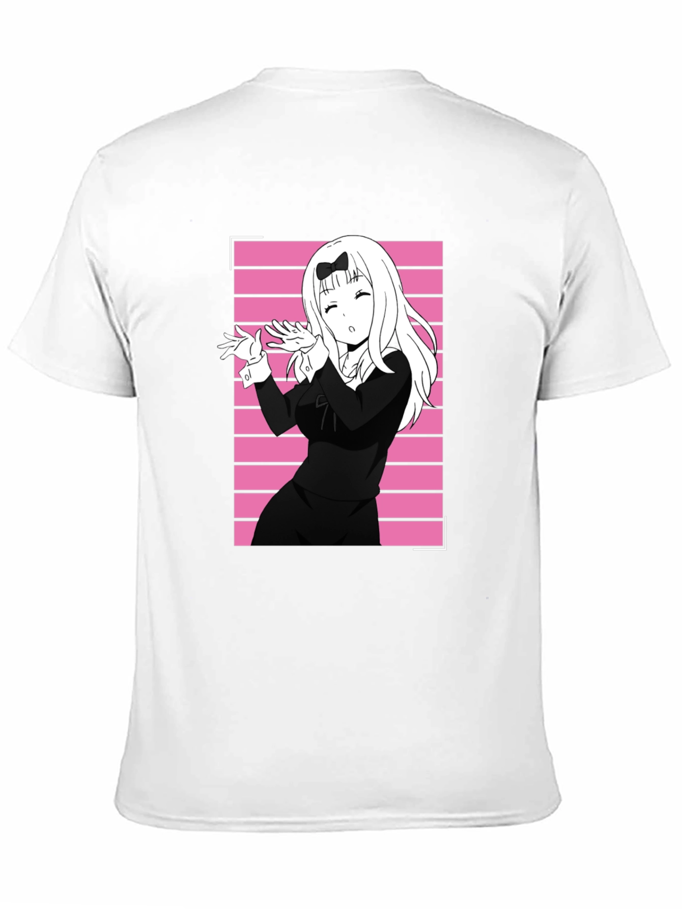 Anime Girl Black T-Shirt