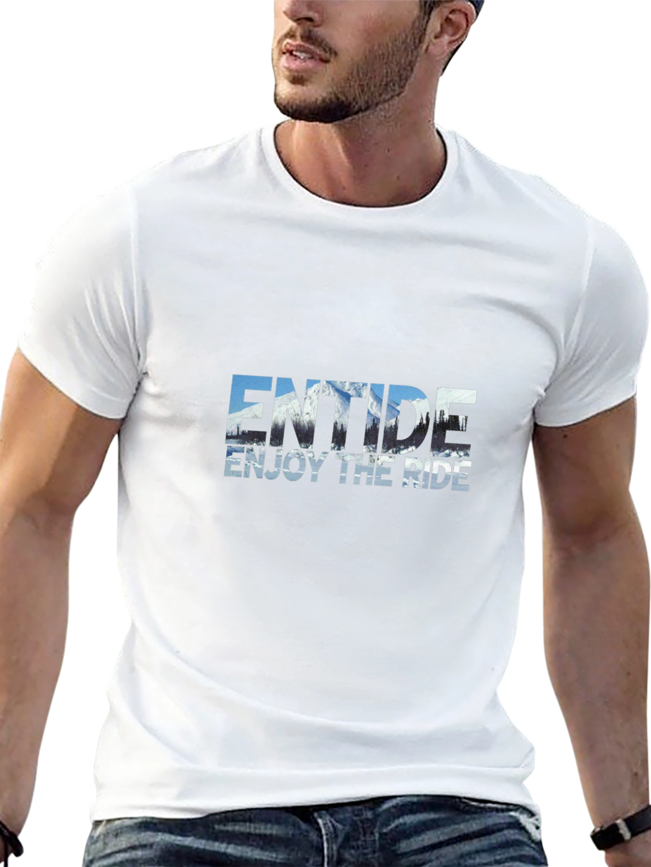 Enjoy the Ride Black Graphic Tee