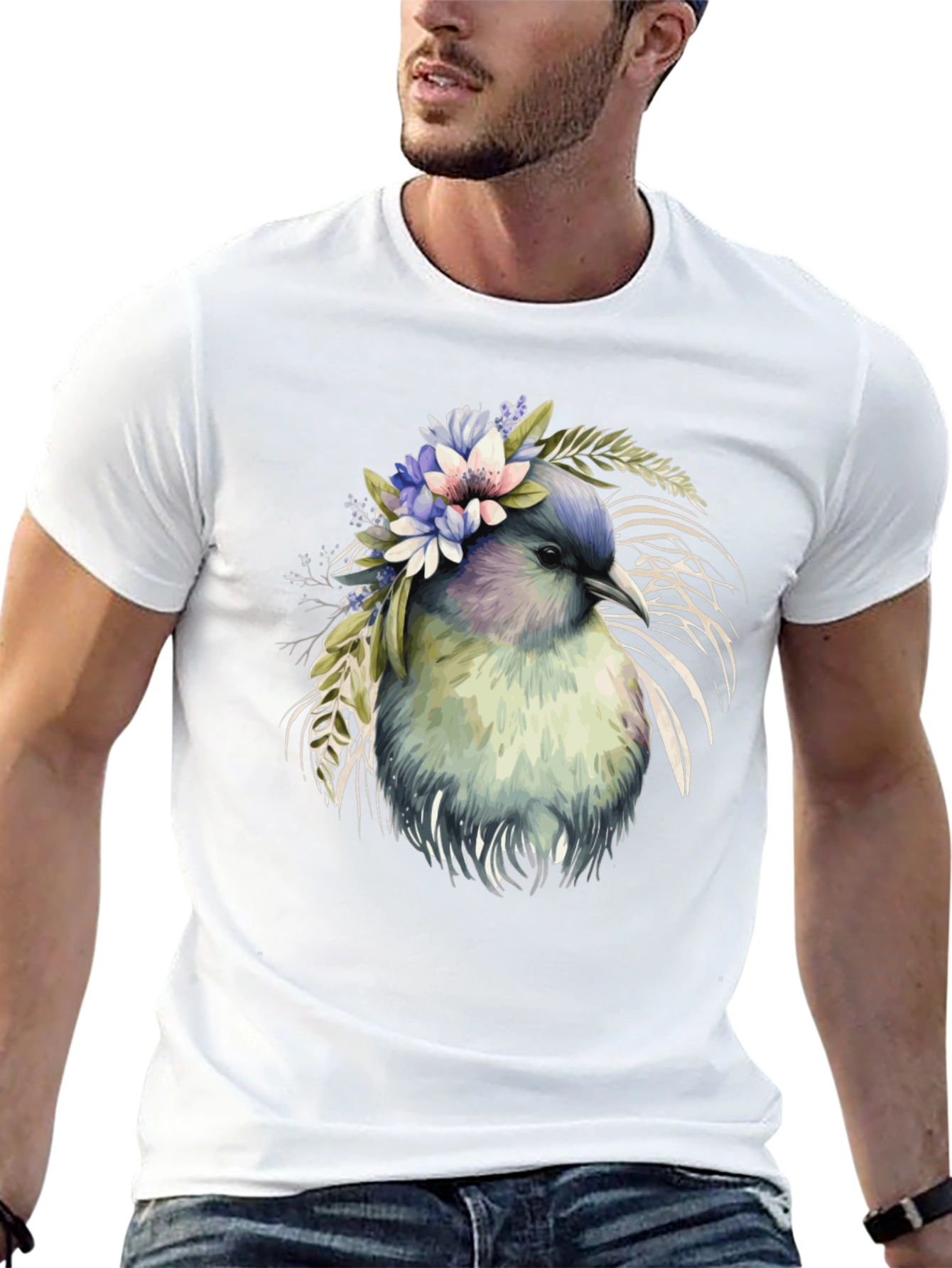 Floral Bird Graphic Tee