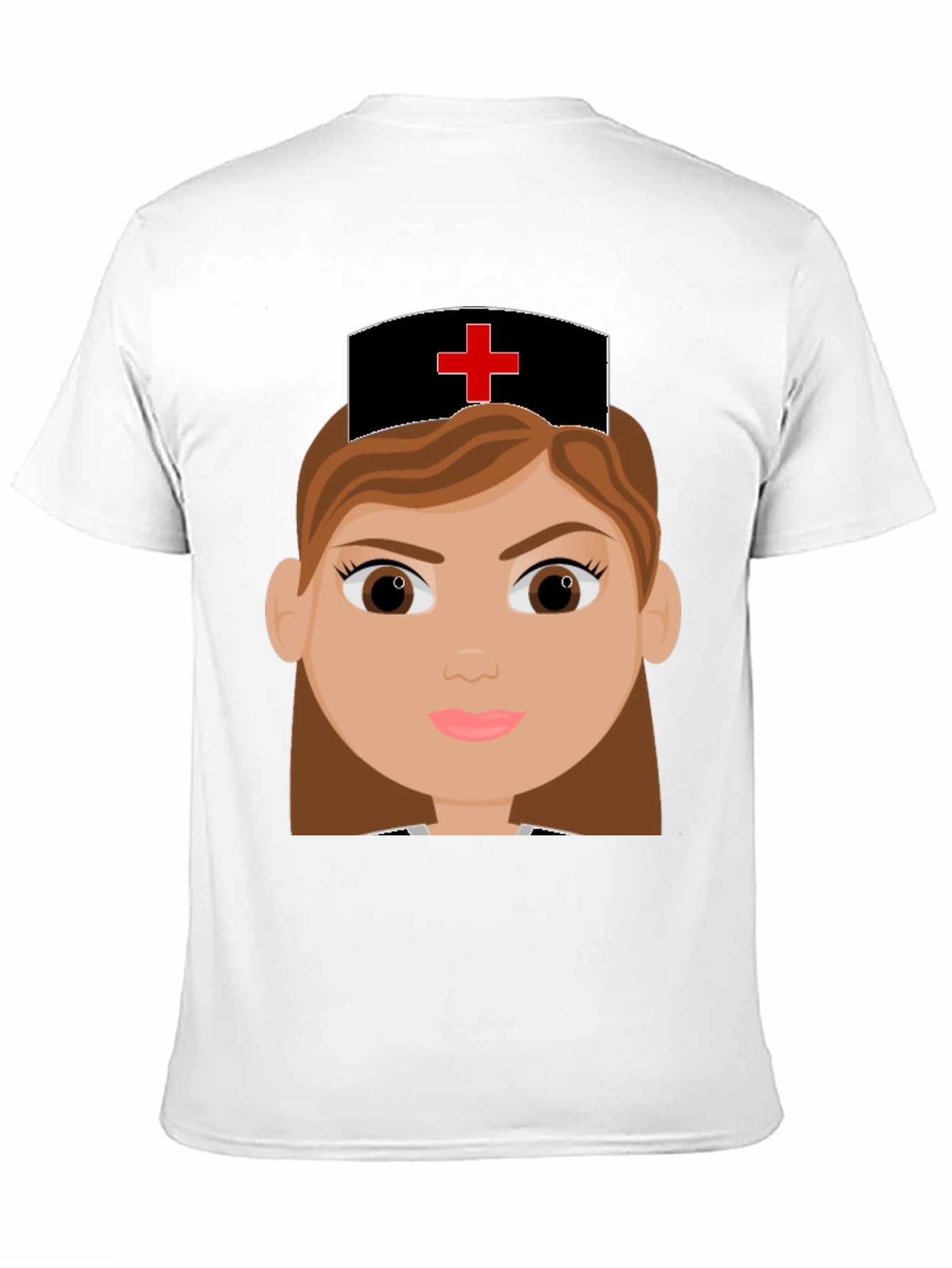 Nurse Cartoon Graphic T-Shirt