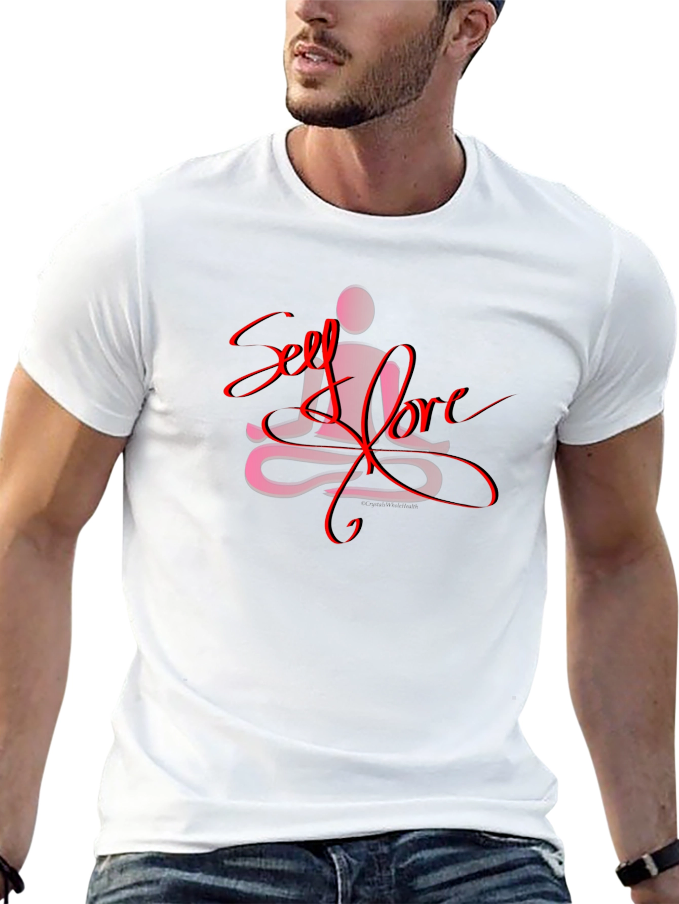 Self Love Meditation Black T-Shirt
