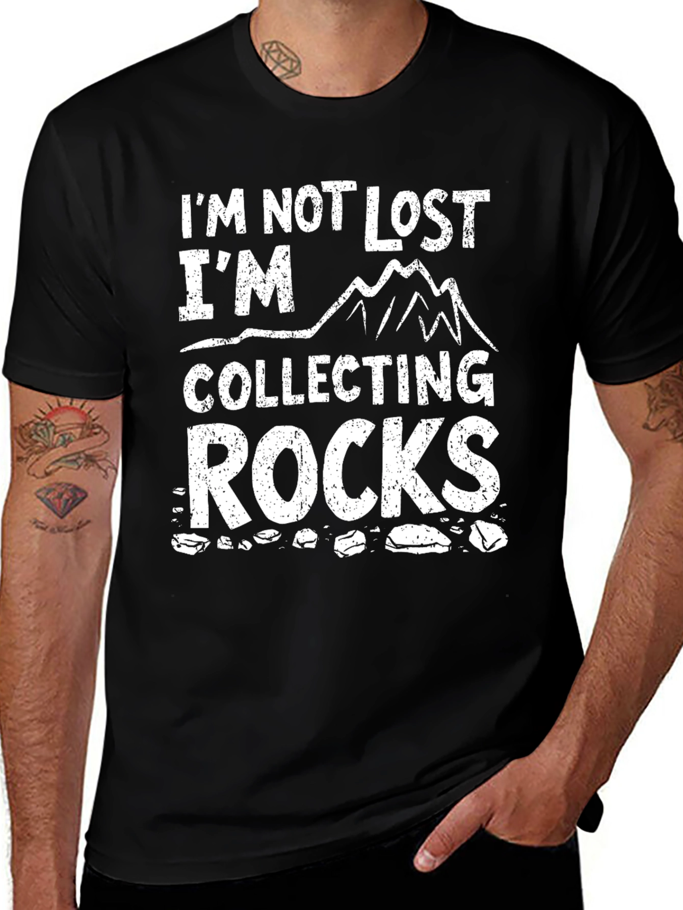 Im Not Lost Im Collecting Rocks T-Shirt